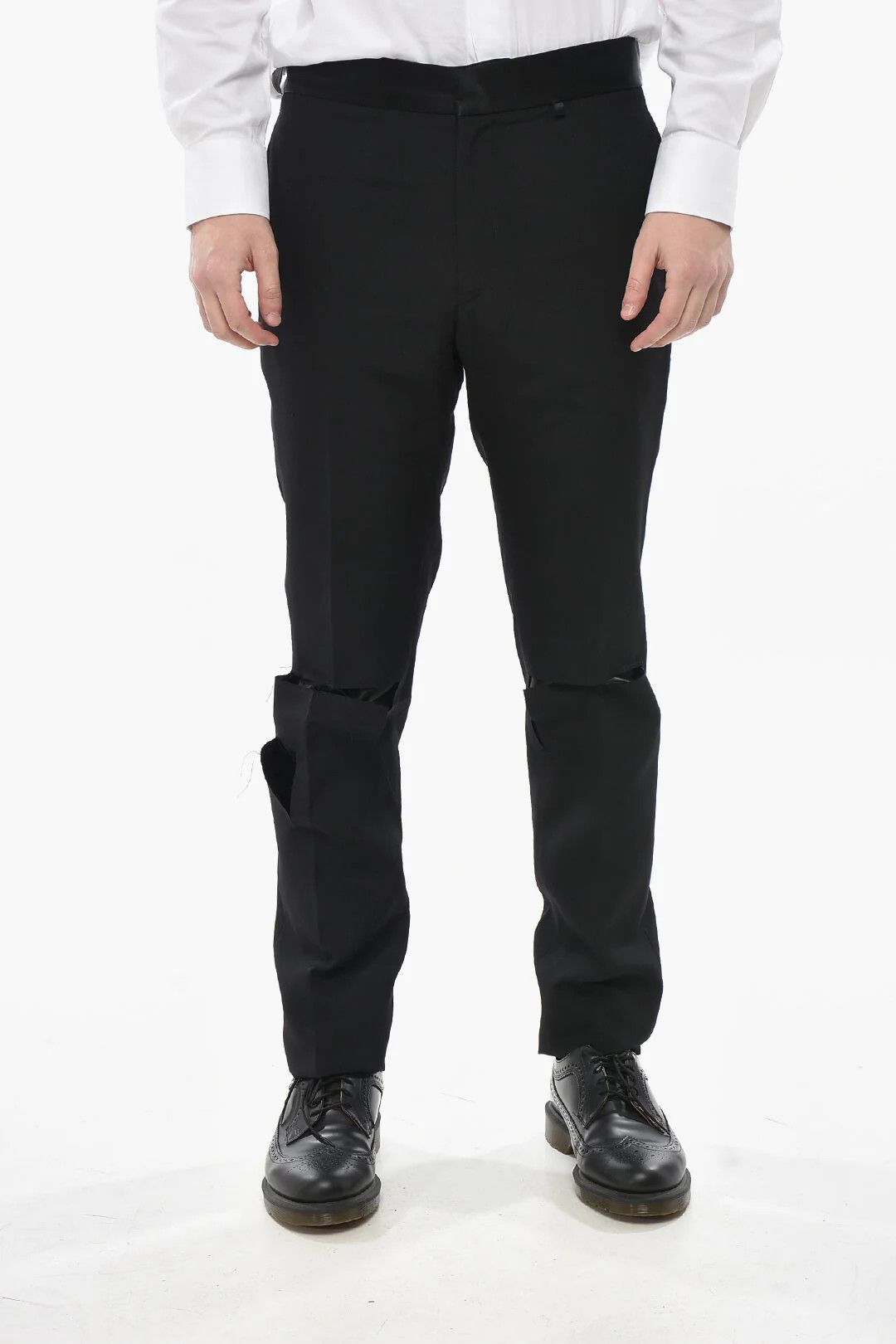 Givenchy og1mm0326 Wool Pant in Black Size US 34 / EU 50 - 1 Thumbnail