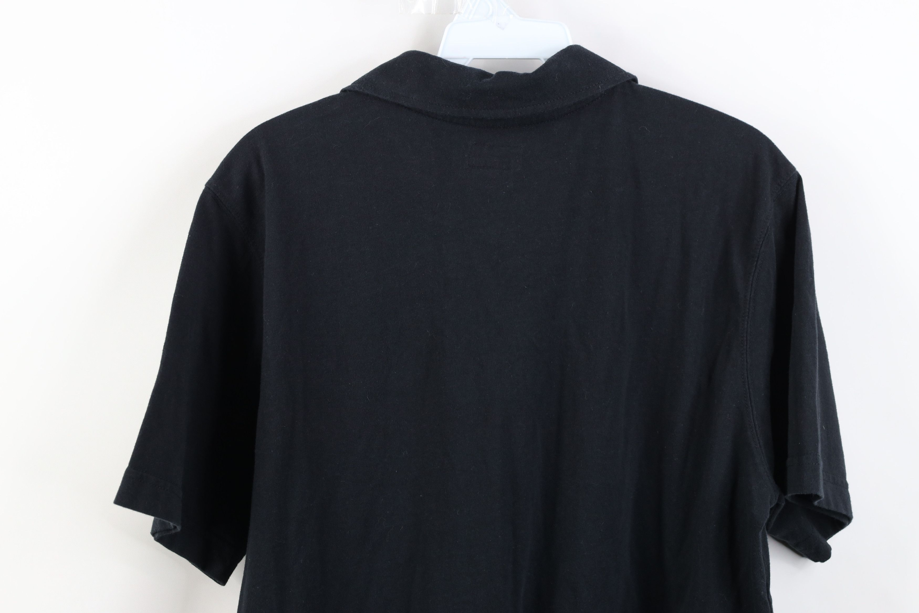 Vintage Vintage Y2K DC Shoes Skateboarding Box Logo Polo Shirt Black Size US M / EU 48-50 / 2 - 15 Thumbnail