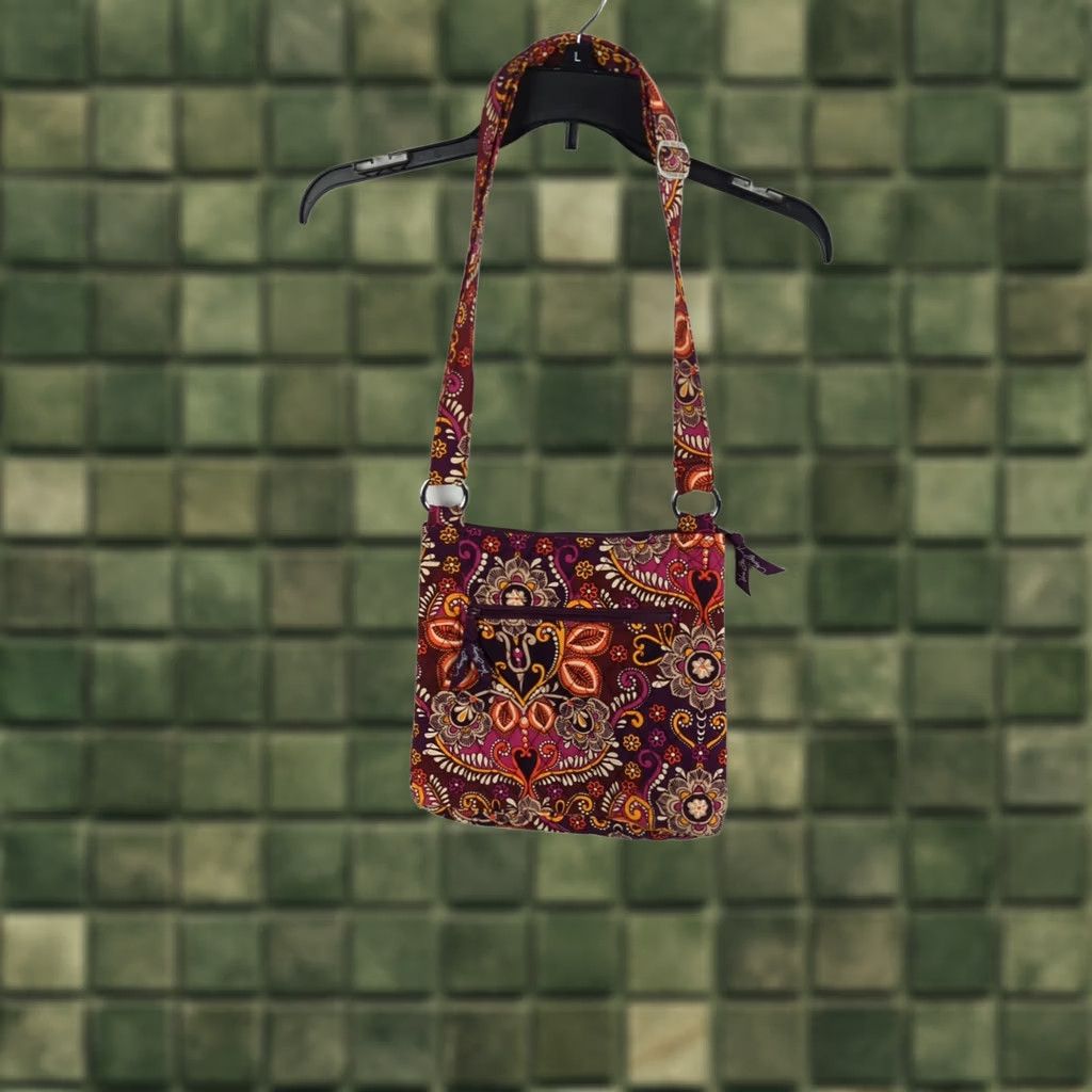 Vera Bradley VERA BRADLEY Safari Sunset Crossbody Purse Hipster Medium Multicolor Corduroy? Size ONE SIZE - 1 Thumbnail