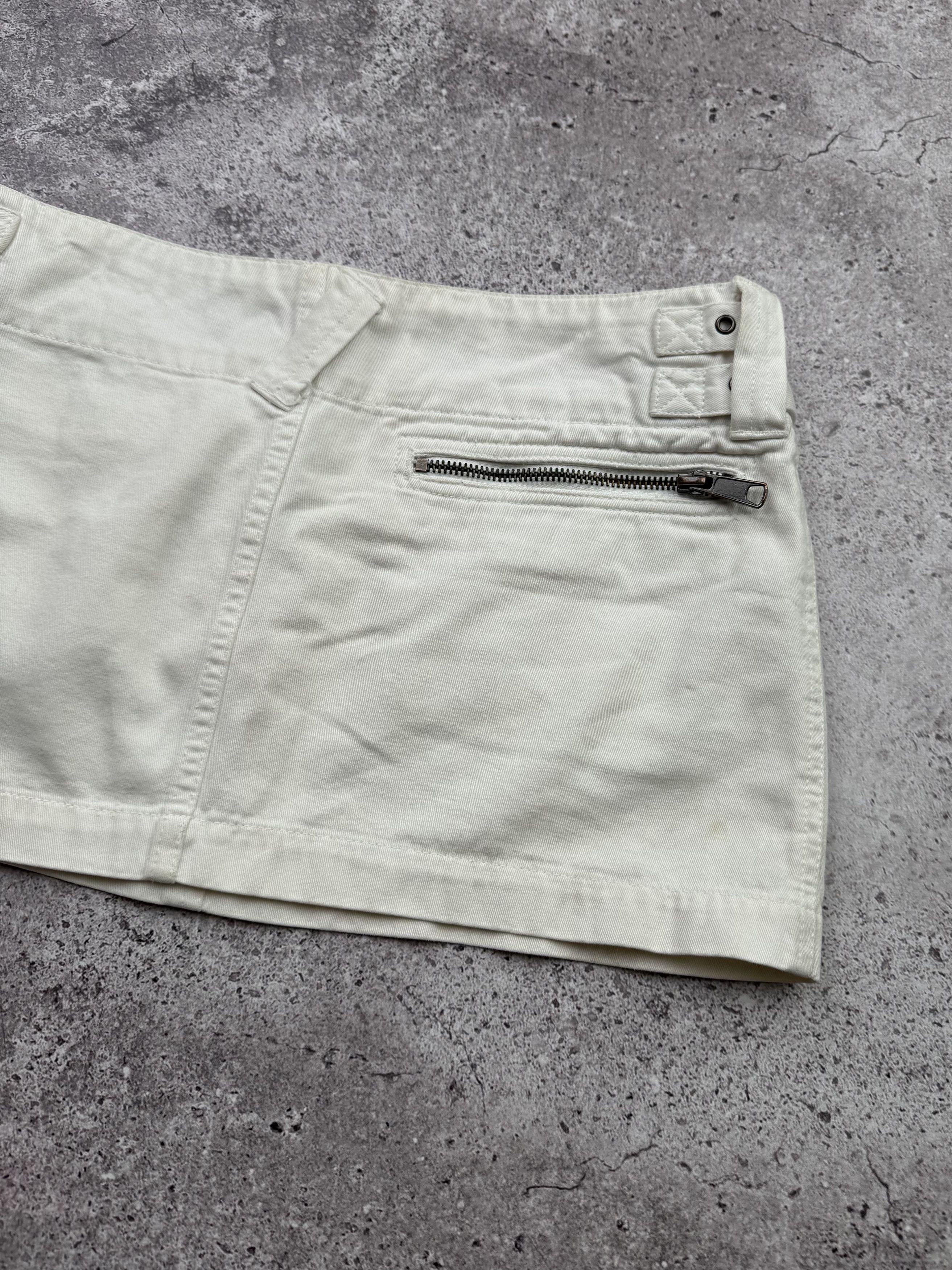 Vintage Vintage Mini Skirt With Straps C284(V591)(E8) Size 27" / US 4 / IT 40 - 8 Thumbnail