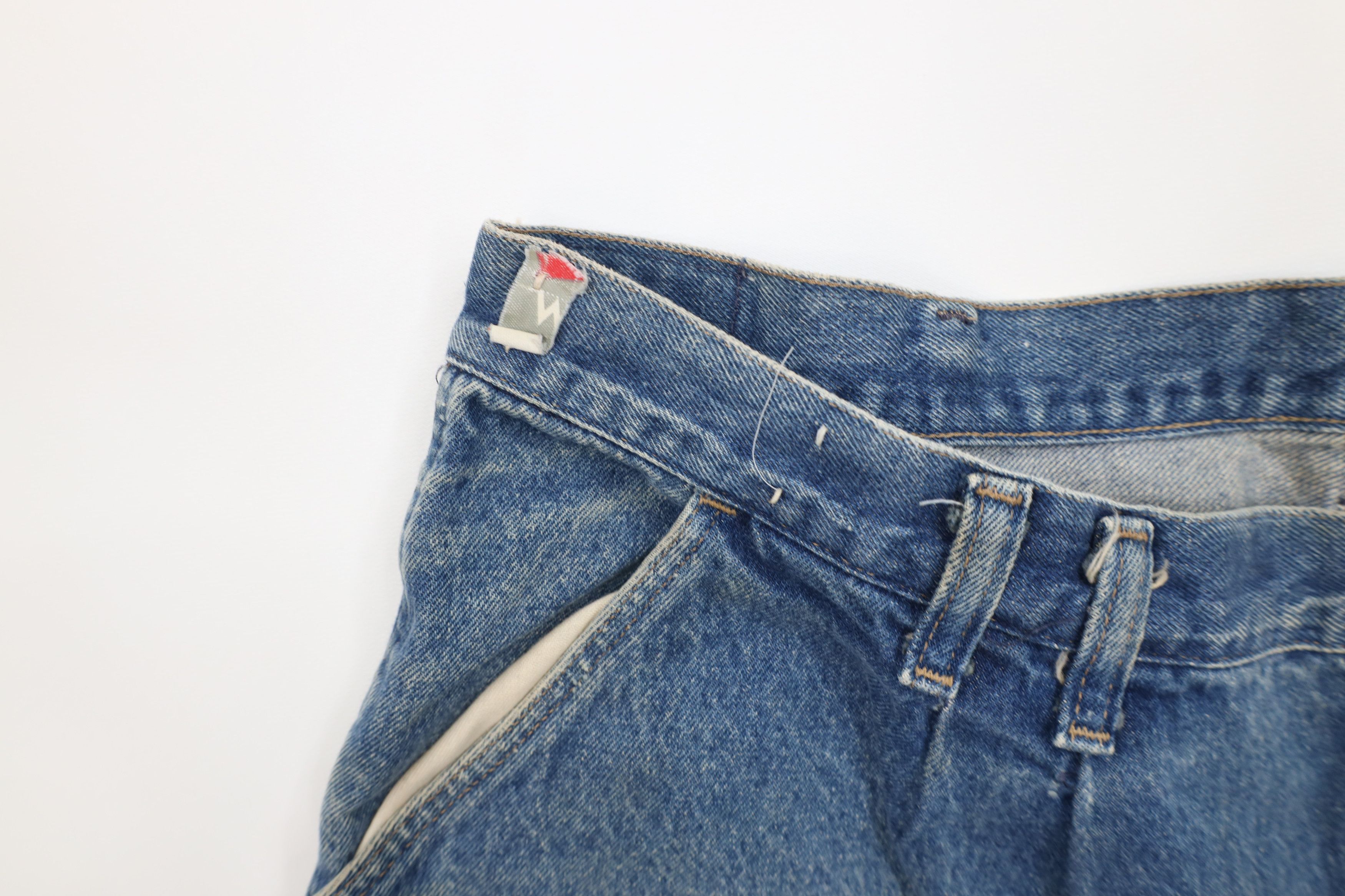 Wrangler Vintage 80s 90s Wrangler Pleated Tapered Leg Denim Jeans USA Size US 36 / EU 52 - 9 Thumbnail