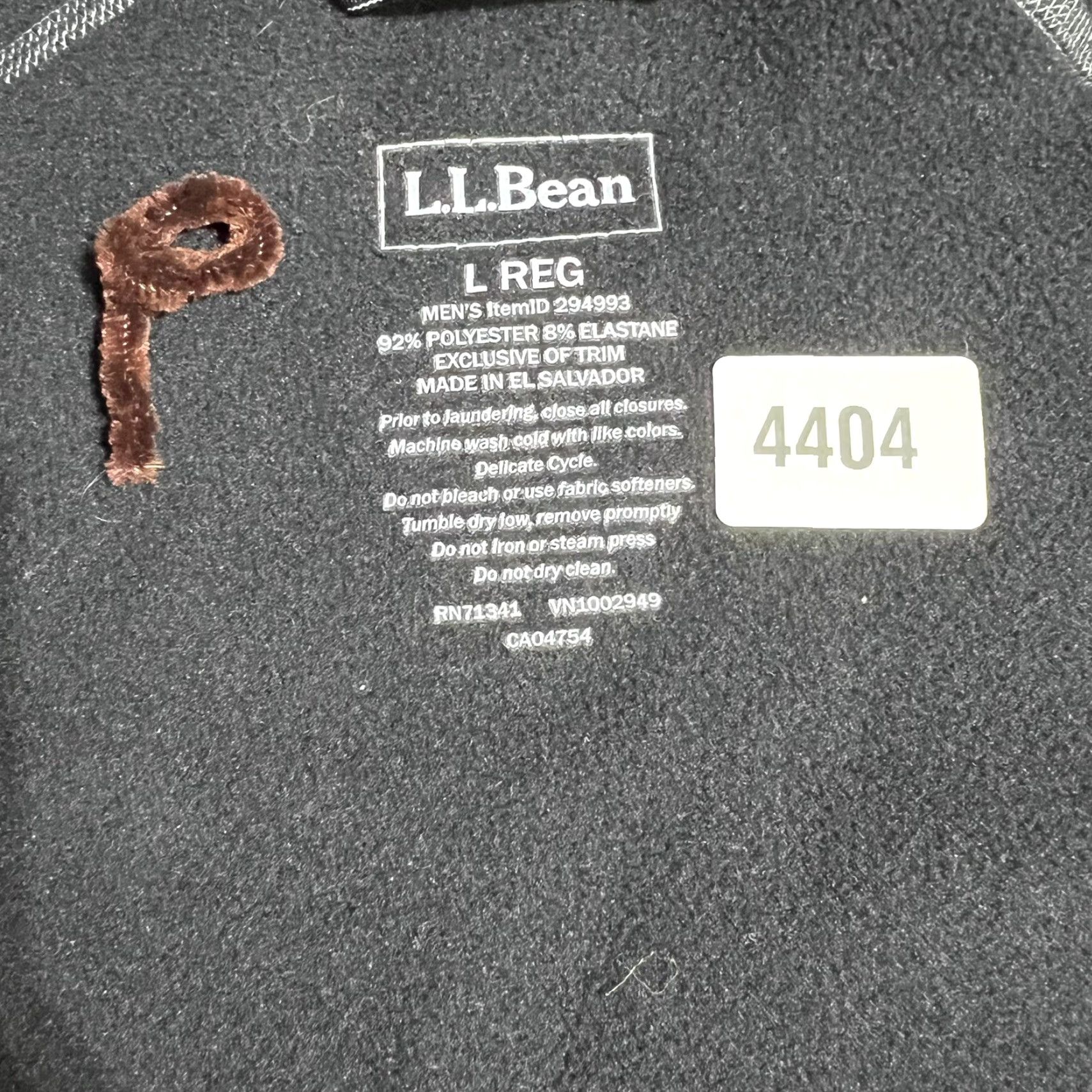 Vintage L.L. Bean Jacket Parka Men Regular L Black Polyester Lined Zip Pocket Full Zip Jacket Size US L / EU 52-54 / 3 - 3 Thumbnail