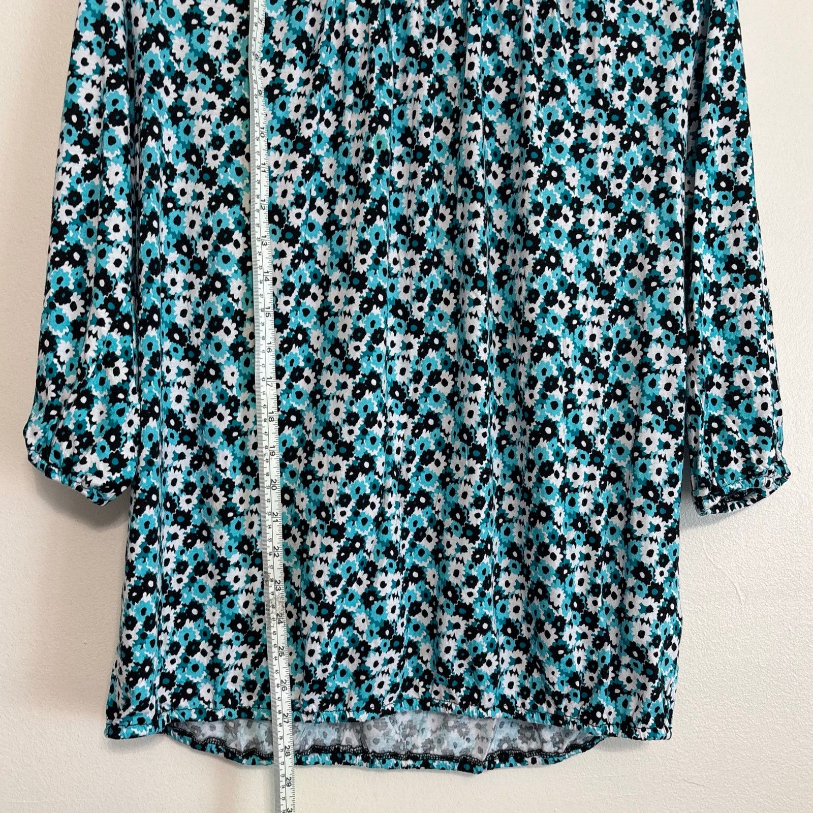 Michael Kors MICHAEL Michael Kors 3/4 sleeve Floral Top Size 1X Size XXL / US 16-18 / IT 52-54 - 4 Thumbnail