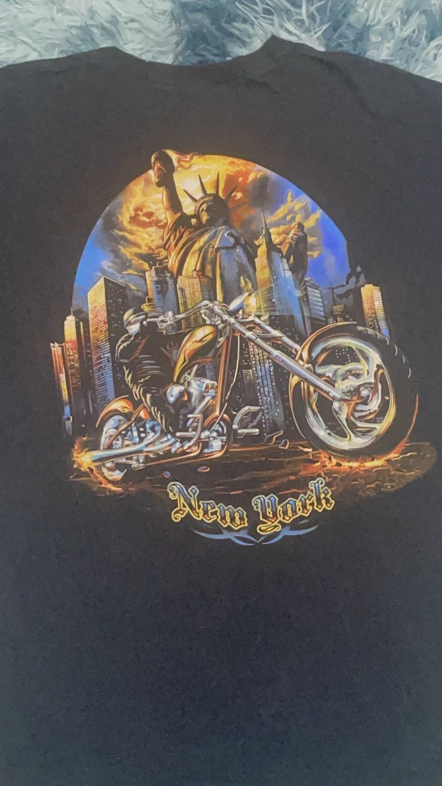 Vintage Lone Rider: NYC Streets Tee Size US L / EU 52-54 / 3 - 7 Thumbnail