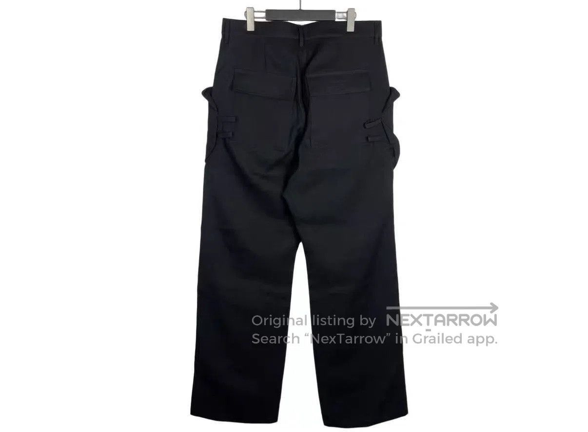 Rick Owens Black Cargo Pants with Multiple Pockets Size 34. Size US 34 / EU 50 - 2 Thumbnail