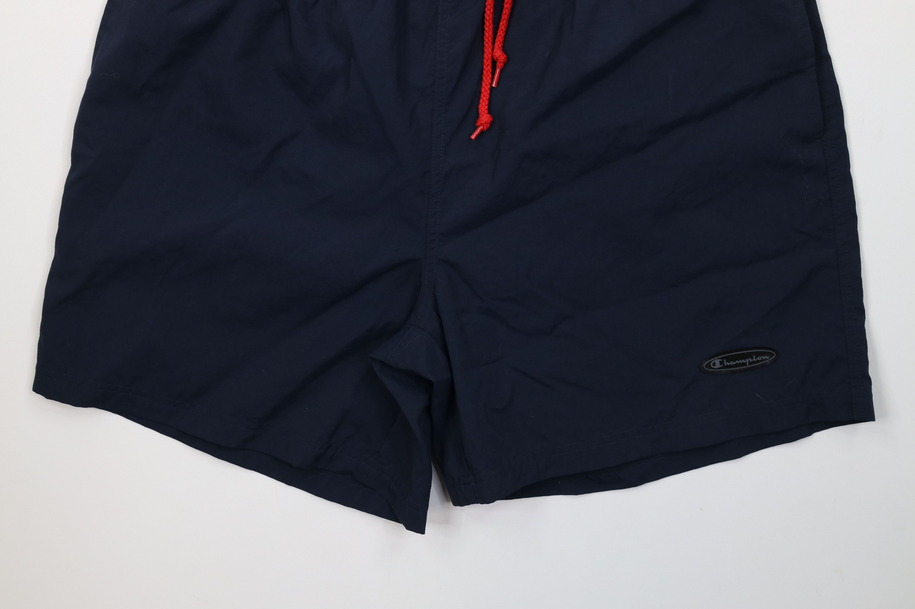 Champion Vintage 90s Champion Spell Above Knee Lined Shorts Trunks Size US 34 / EU 50 - 4 Thumbnail