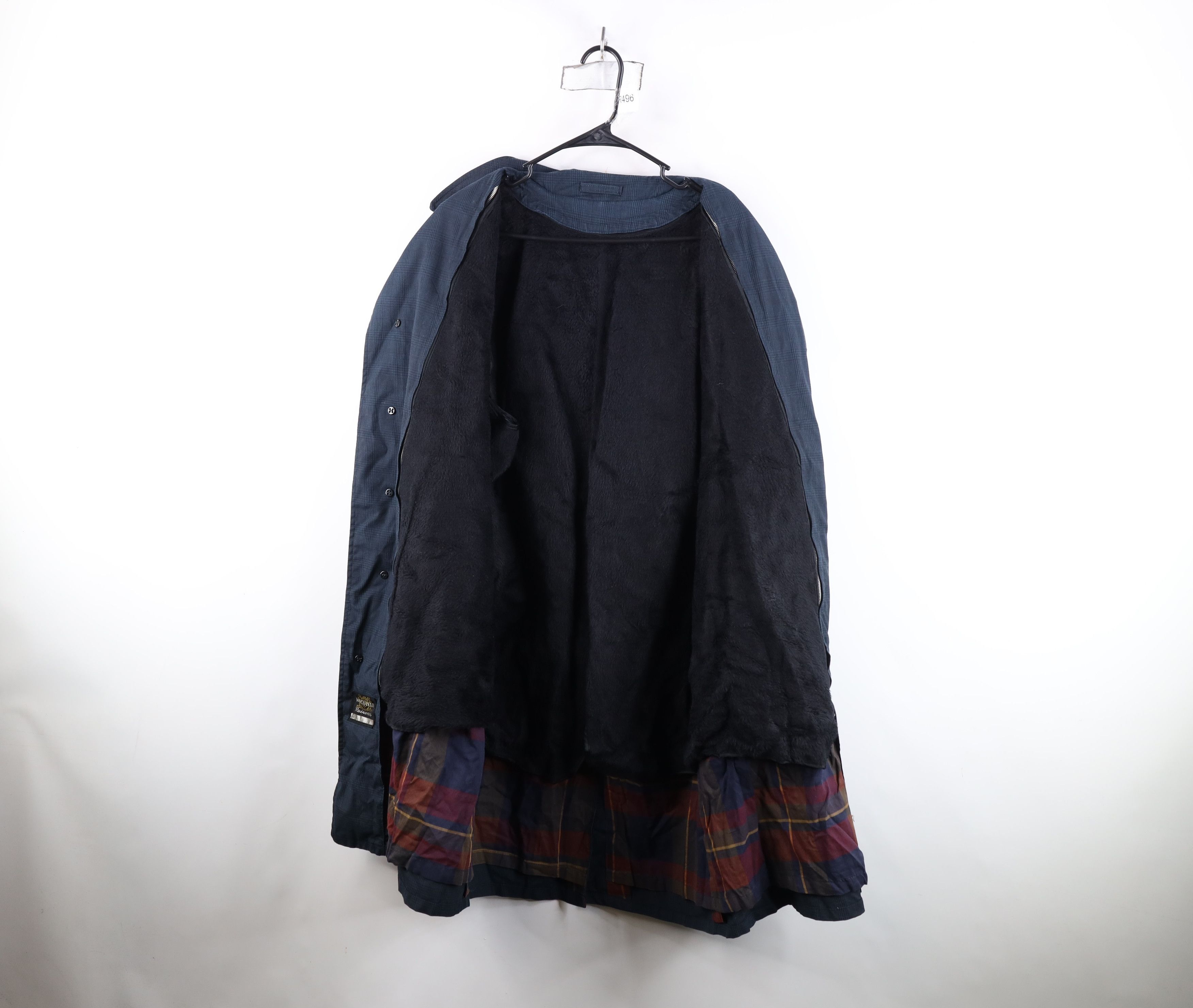 Vintage Vintage 50s 60s Streetwear Trench Coat Rain Jacket Plaid USA Size US XXL / EU 58 / 5 - 8 Thumbnail