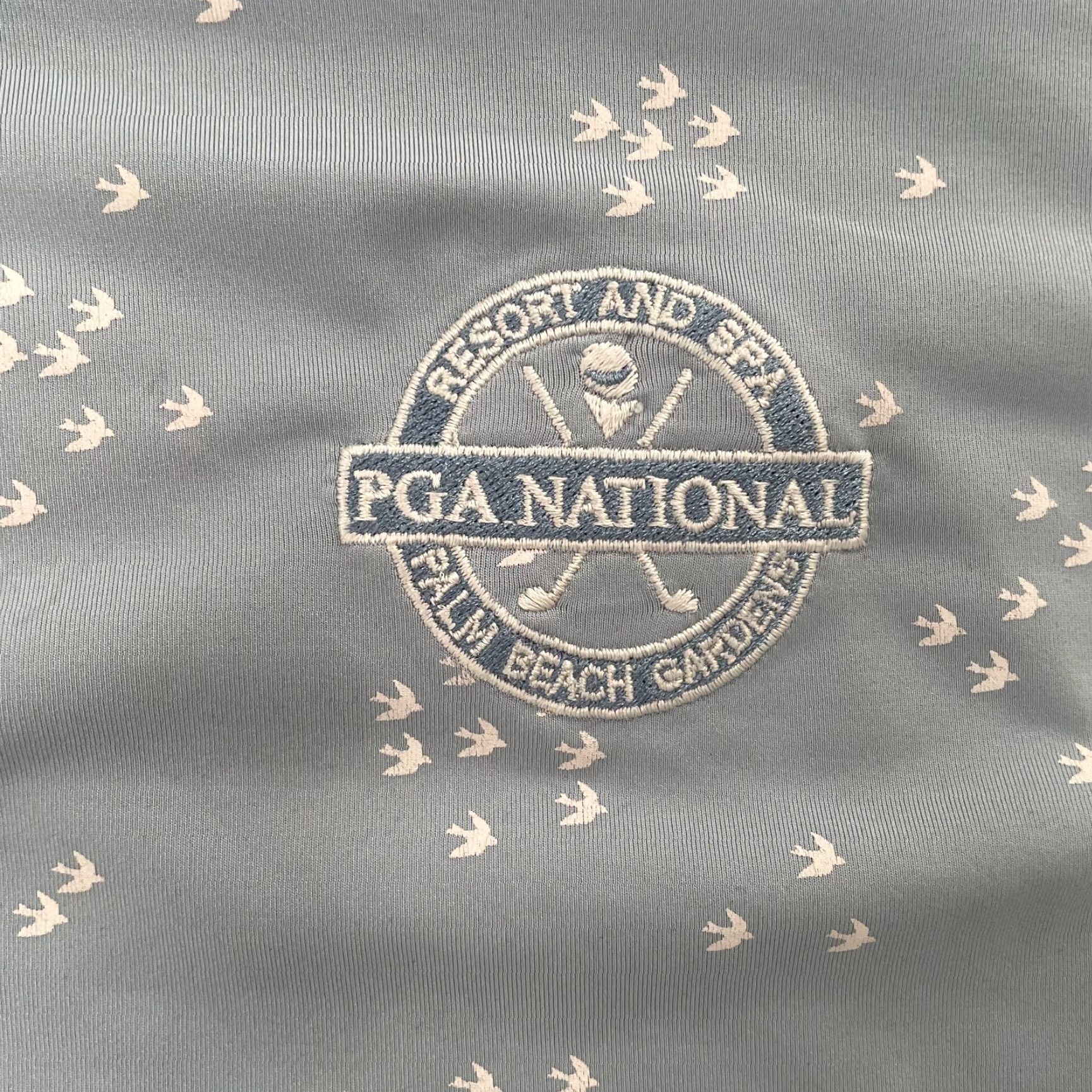 Footjoy Footjoy Polo Adult XL Blue Bird Print Golf PGA National Mens Shirt Size US XL / EU 56 / 4 - 4 Thumbnail