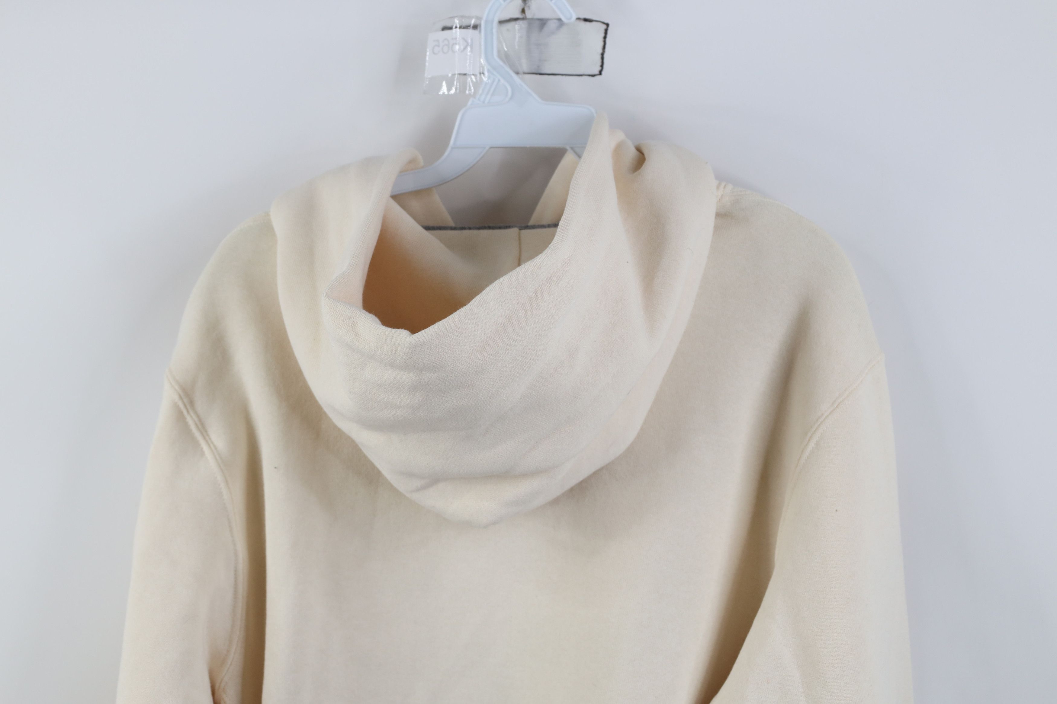 Russell Athletic Vintage 90s Y2K Russell Athletic Hoodie Sweatshirt Cream Size US M / EU 48-50 / 2 - 12 Thumbnail