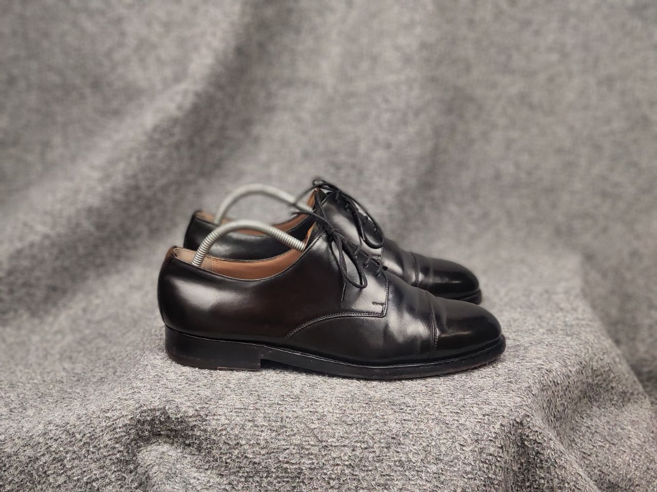 Heinrich Dinkelacker Heinrich Dinkelacker Derby Black Leather men's Lace Up  Shoes | Grailed