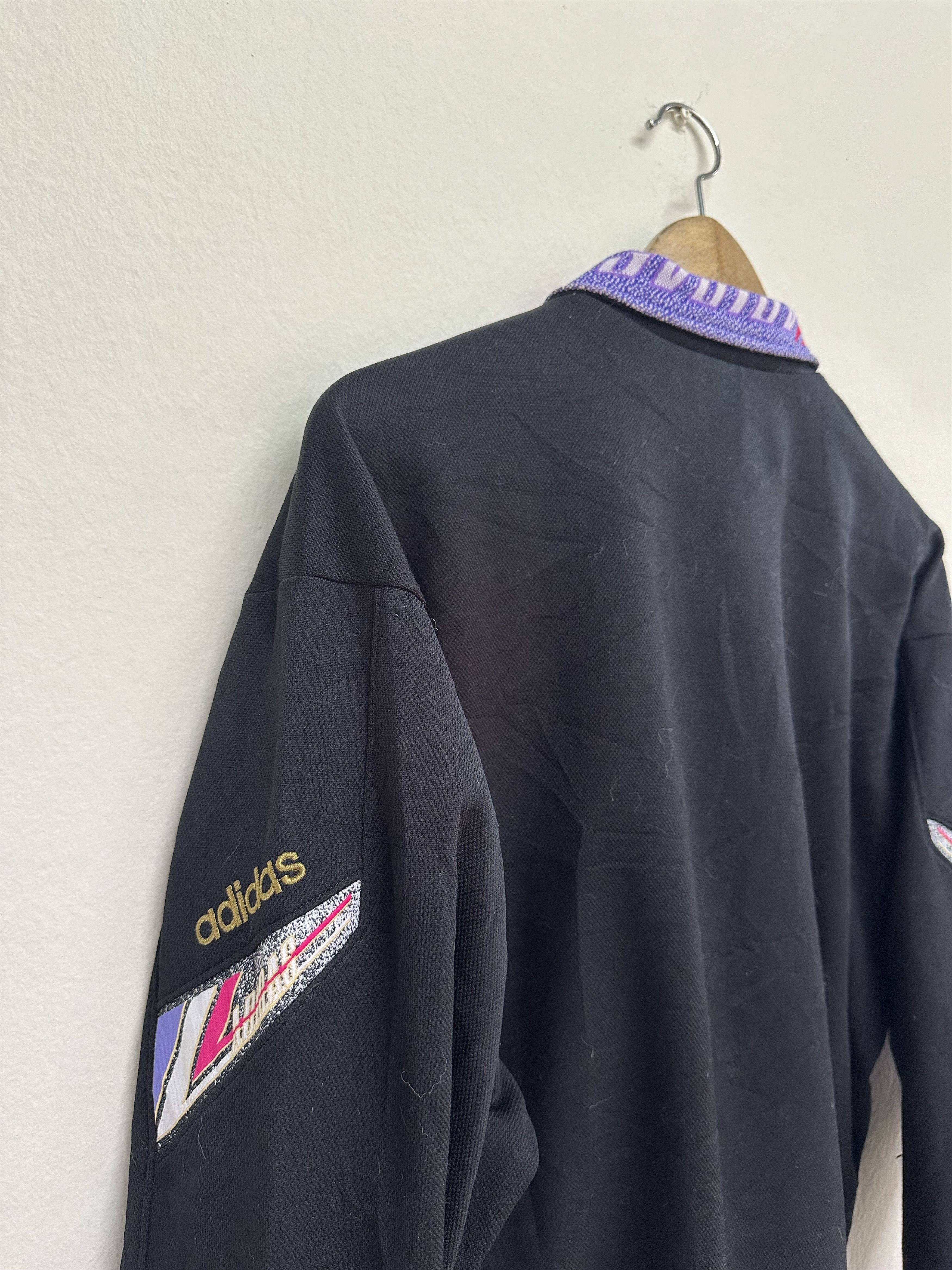 Adidas Rare!! Vintage 90s Adidas Jaspo Sweatshirt Size US M / EU 48-50 / 2 - 4 Thumbnail
