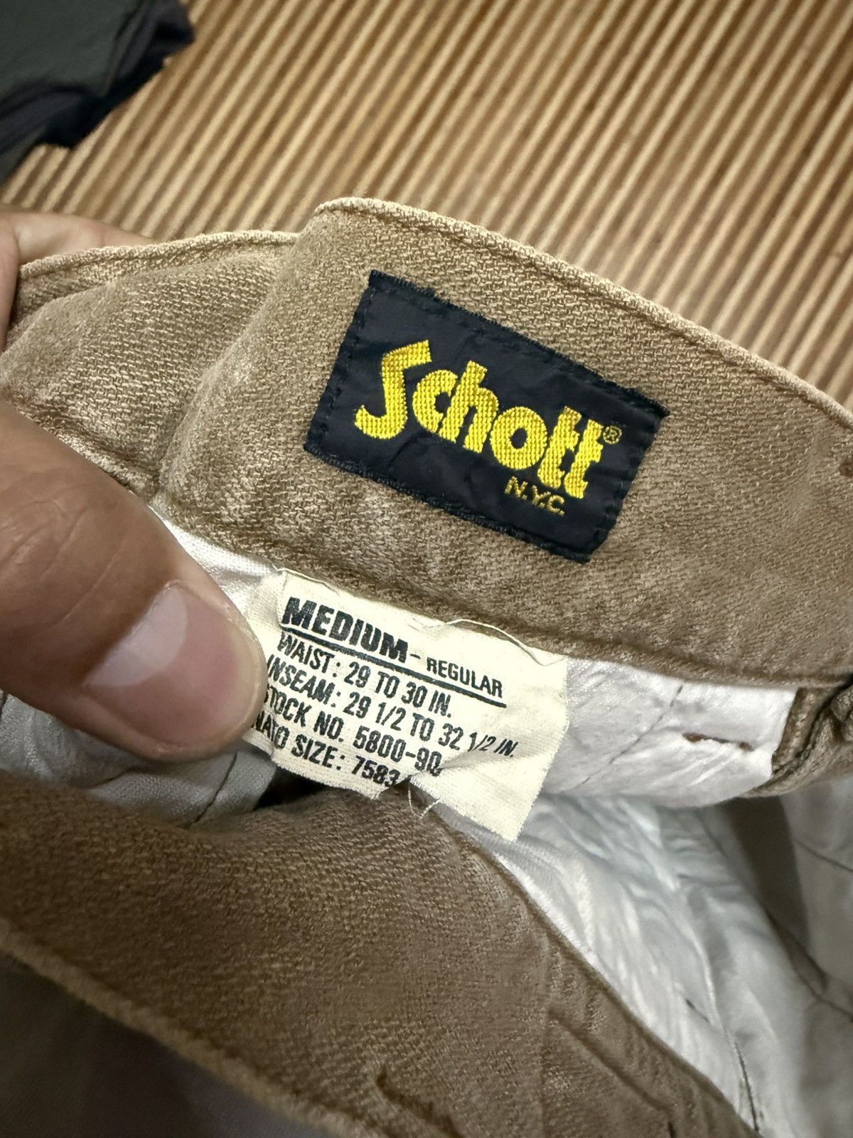 Schott SCHOTT Cargo pants Baggy Style Streetwear Multipocket W27X32 Size US 27 - 9 Thumbnail