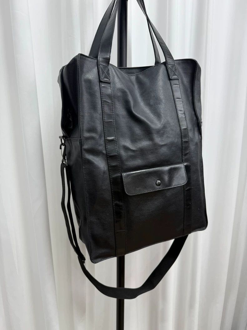 Yohji Yamamoto yohji yamamoto Waxed handbag satchel bag 2504-Nextarrow Size ONE SIZE - 2 Thumbnail