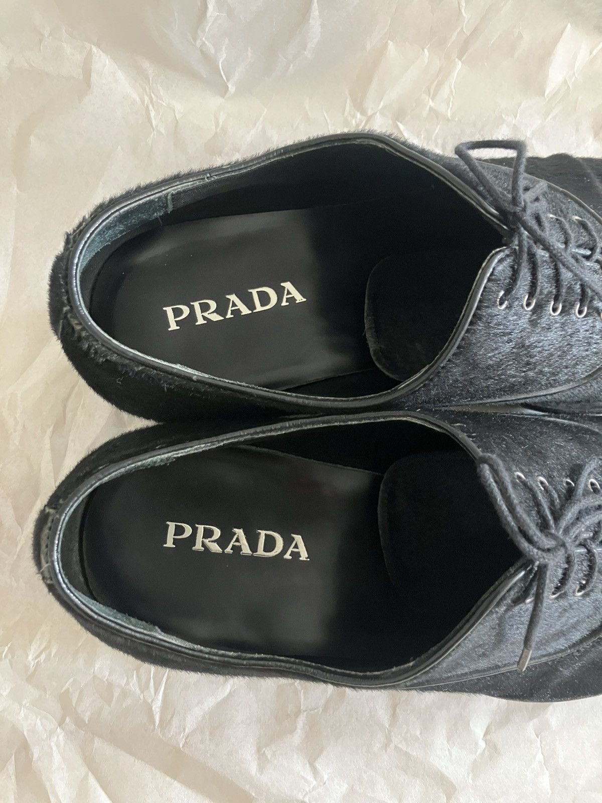 Prada Prada Ponyhair Oxford Shoes Size US 11 / EU 44 - 3 Thumbnail