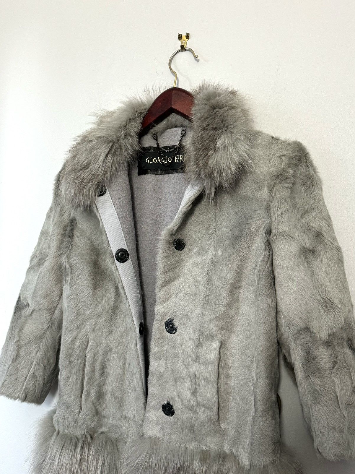 Giorgio Brato Giorgio Brato Goat / Fox Fur Coat Jacket Women’s Size M / US 6-8 / IT 42-44 - 12 Thumbnail