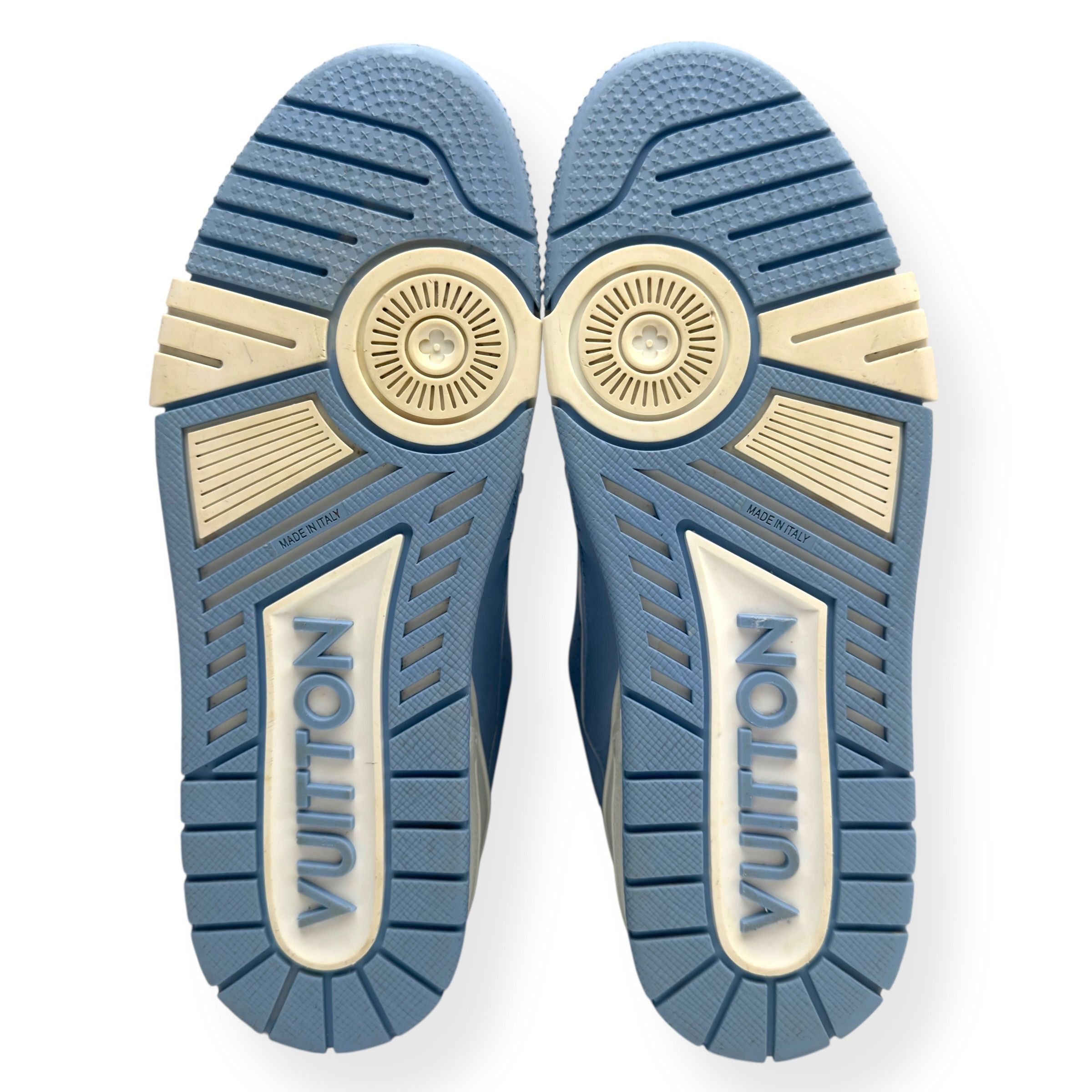 Louis Vuitton LOUIS VUITTON LV TRAINER BABY BLUE / WHITE UK Size US 8 / EU 41 - 11 Thumbnail