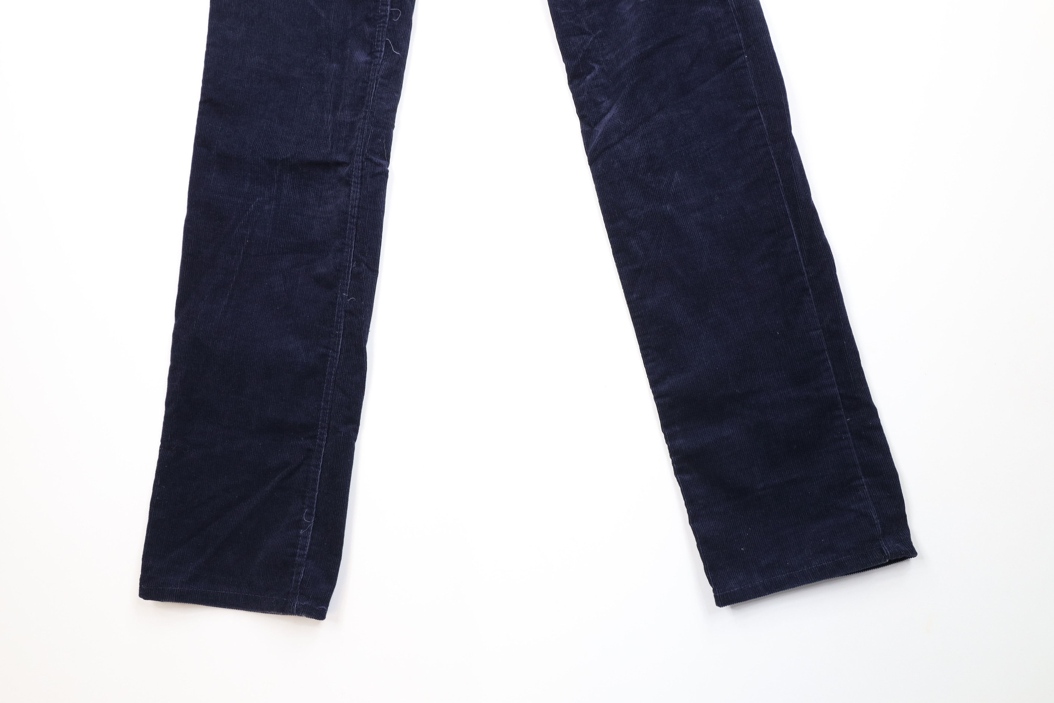 Gap Vintage 70s 80s Gap Straight Leg Corduroy Chino Pants Blue Size US 30 / EU 46 - 4 Thumbnail
