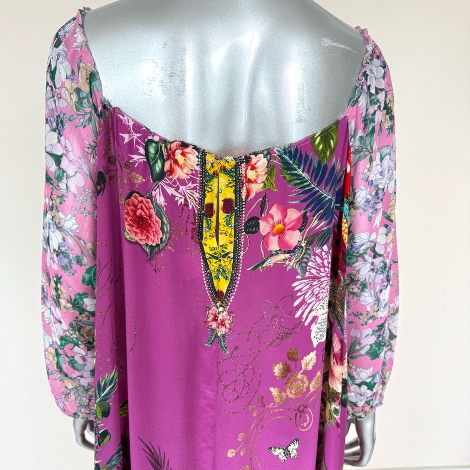 CAMILLA Camilla women long silk caftan One Size Authentic 850$ Size ONE SIZE - 9 Thumbnail