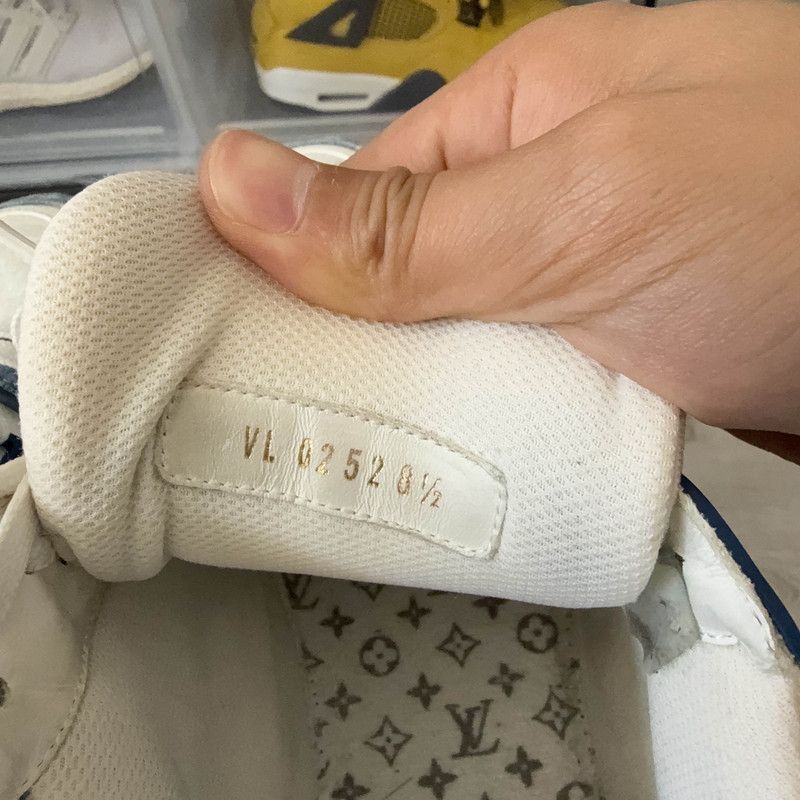 Louis Vuitton Louis Vuitton Denim Leather Low-Top Sneakers -2508 Size US 9 / EU 42 - 5 Thumbnail