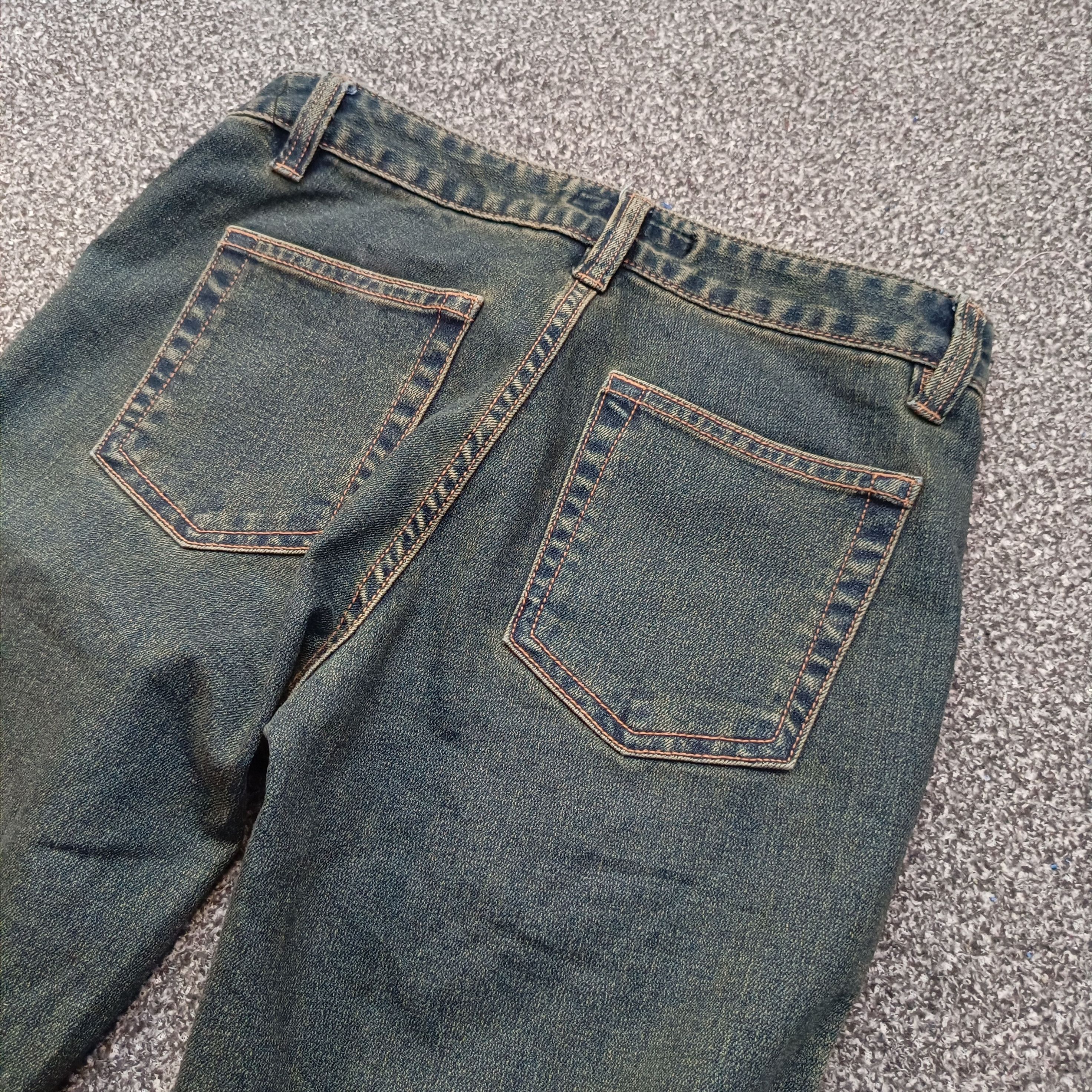 Japanese Brand 🔥🇯🇵 Y2k Tuff Babe Denim Low Rise Jeans Vlone Style Size 28" / US 6 / IT 42 - 5 Thumbnail
