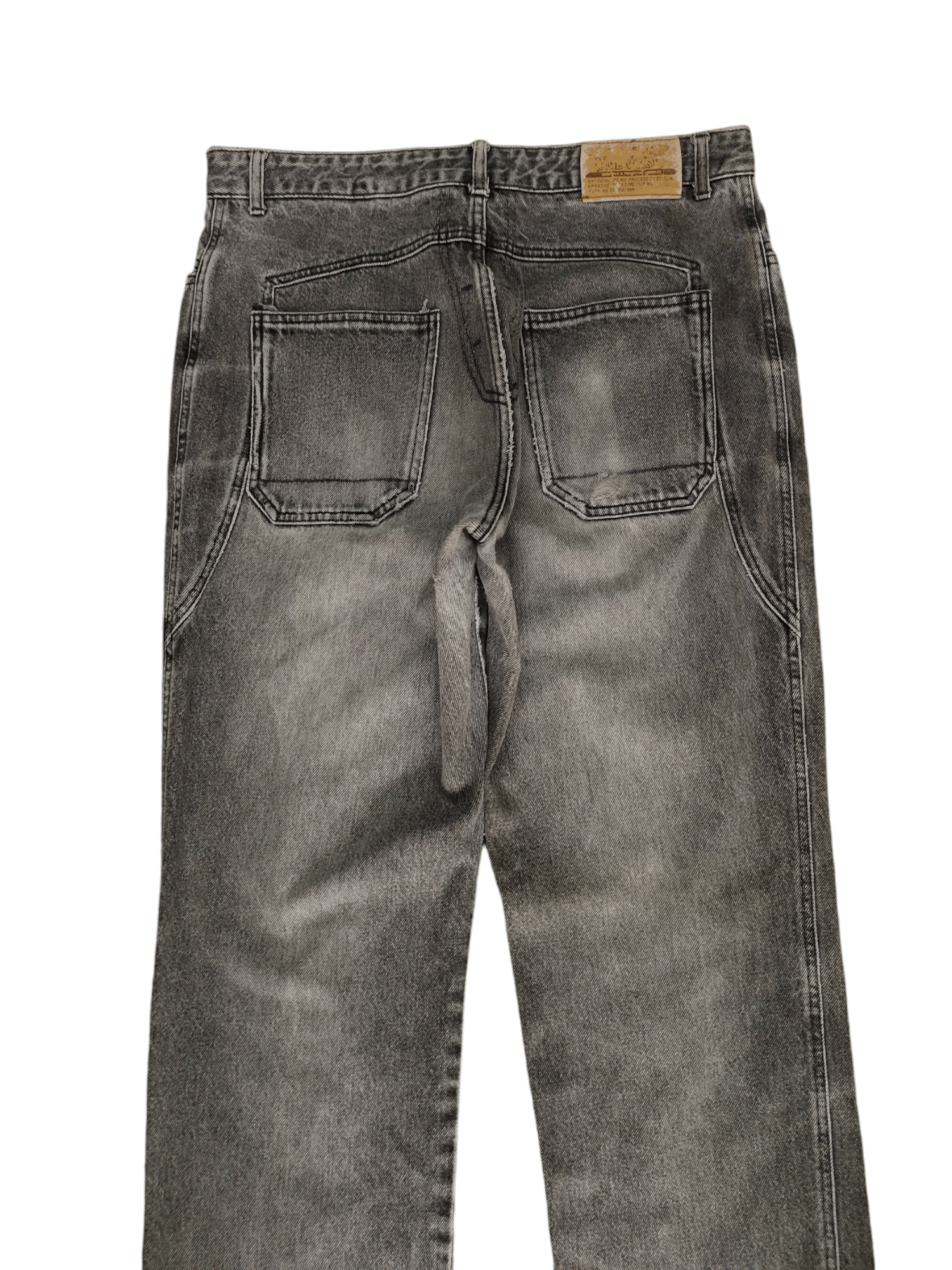 Marithe + Francois Girbaud Vintage 90s Marithe Francois Girbaud Faded Distress Jeans Size US 33 - 11 Thumbnail