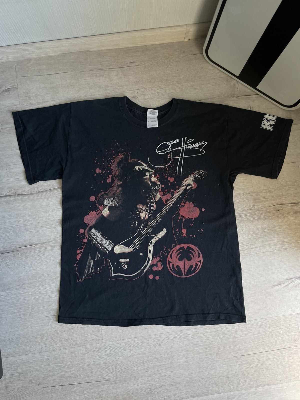 Band Tees × KISS Vintage Kiss Gene Simons 1999 Hard Rock Metal Band Size US XL / EU 56 / 4 - 4 Thumbnail