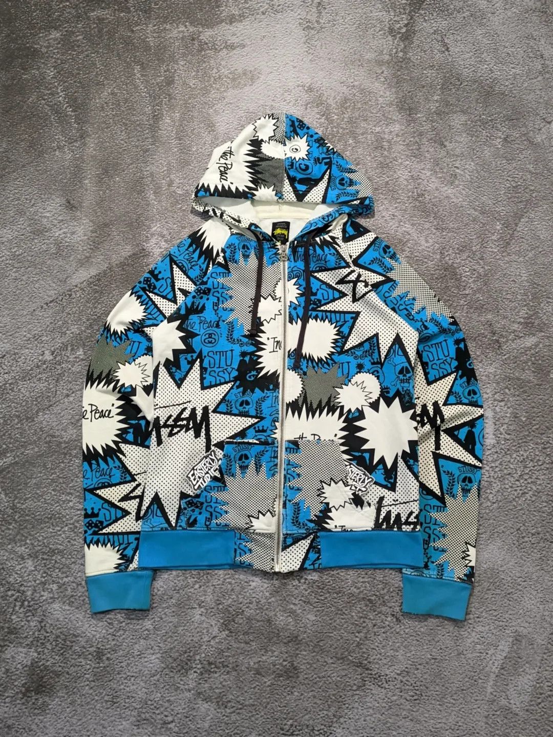 Stussy ZipHoodie Stussy Pop Shout Size US M / EU 48-50 / 2 - 1 Thumbnail