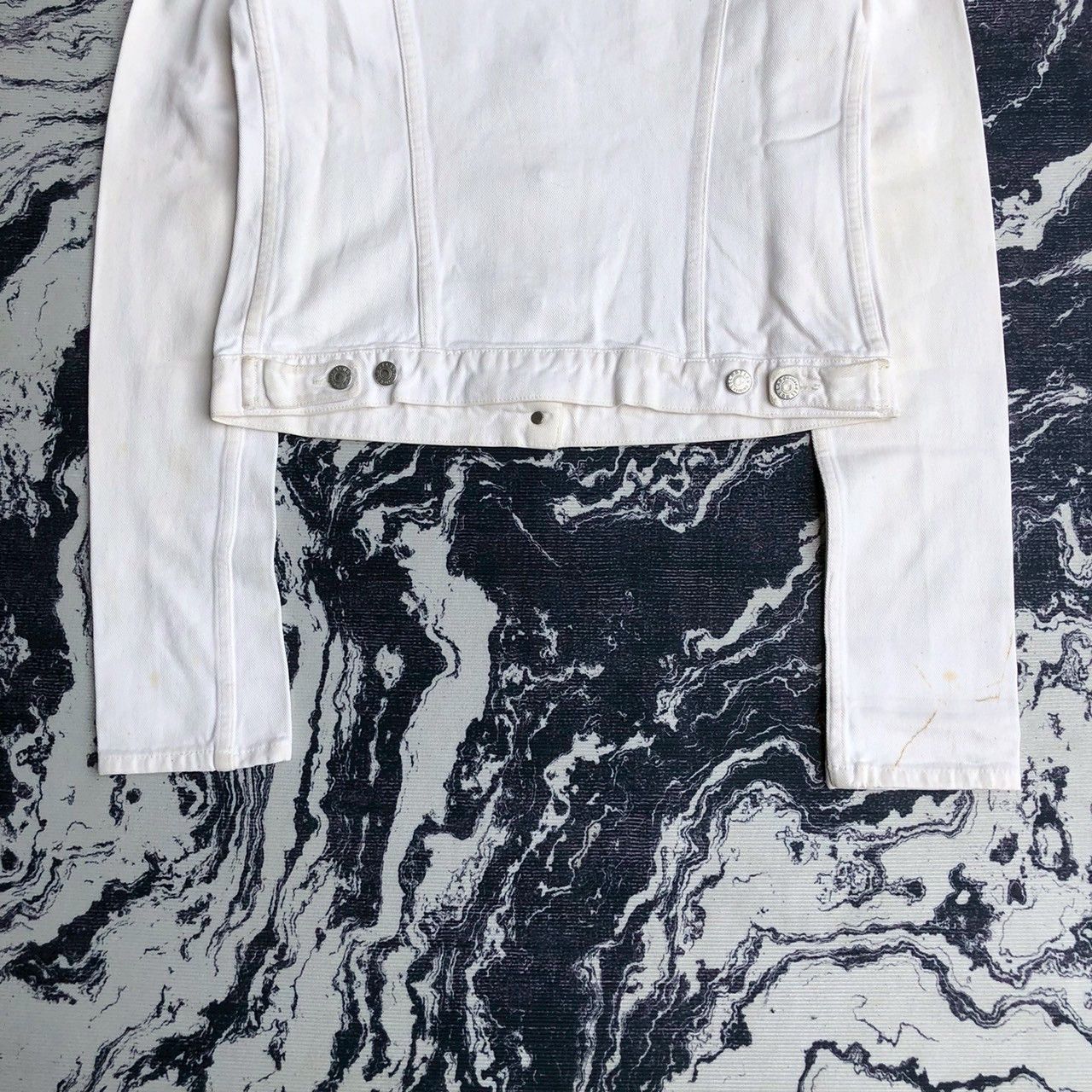 Helmut Lang RARE Helmut Lang 1998 Denim Oversleeve Jackets Size S / US 4 / IT 40 - 6 Thumbnail