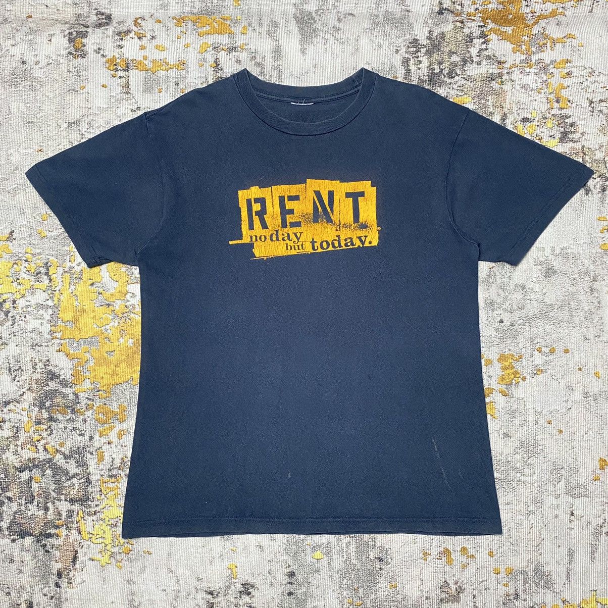 Vintage 💥Distressed💥Vintage Rent No Day But Today Musical Drama Tee Size US M / EU 48-50 / 2 - 1 Thumbnail