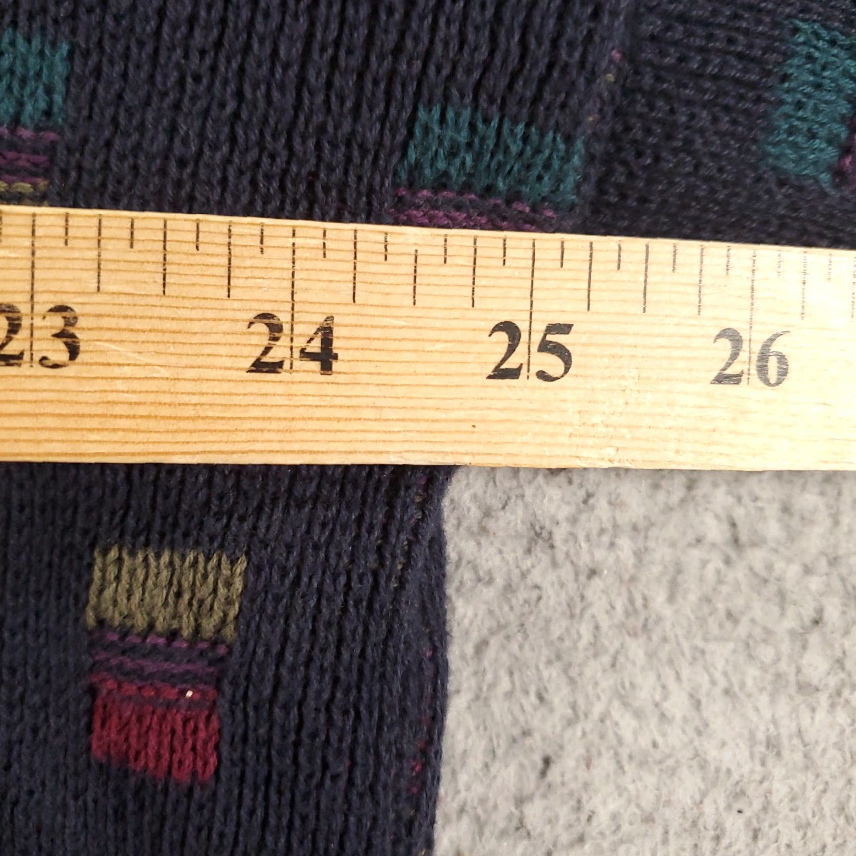 Gant VINTAGE GANT Sweatshirt Men XL Navy Knit Geometric 90s Pullover Size US XL / EU 56 / 4 - 6 Thumbnail