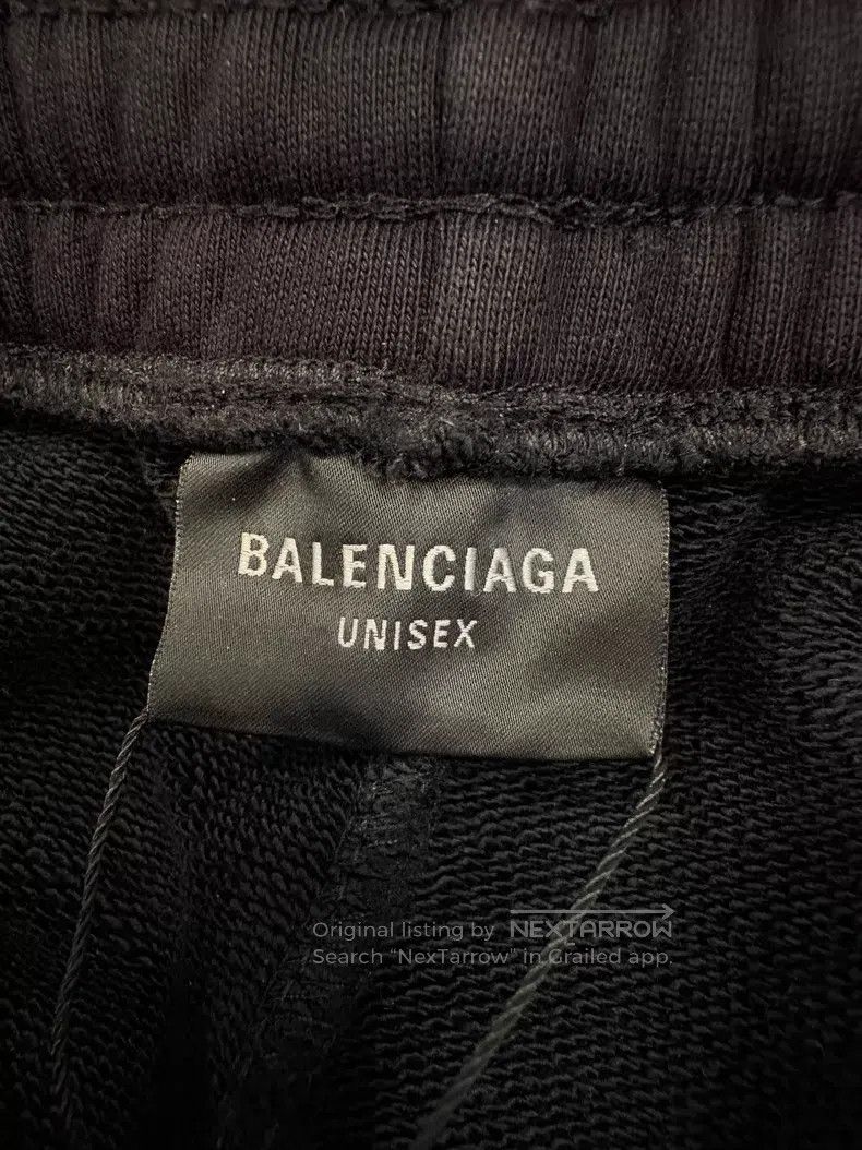 Balenciaga Balenciaga size M Black embroidered shorts Size US 27 - 4 Thumbnail