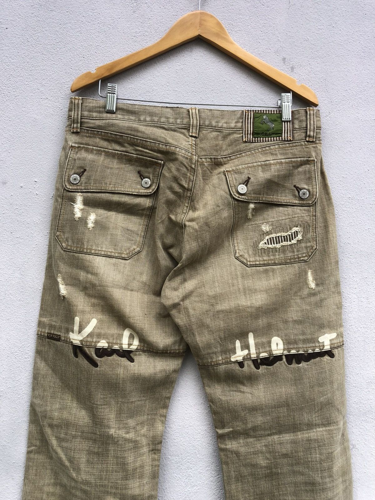 Karl Helmut Karl Helmut Distressed Capenter Jeans Size US 35 - 7 Thumbnail