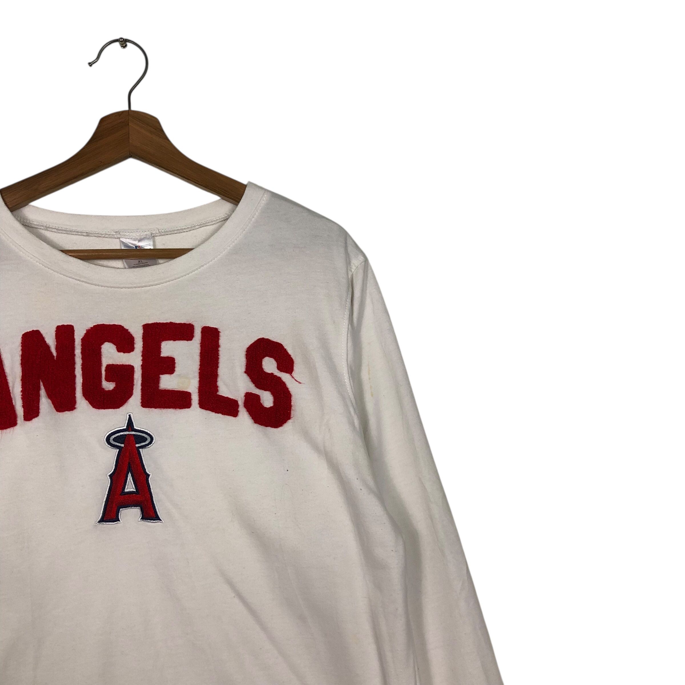 MLB 📌Vintage Sweatshirt Mlb Angles Big Logo Size US XL / EU 56 / 4 - 7 Thumbnail