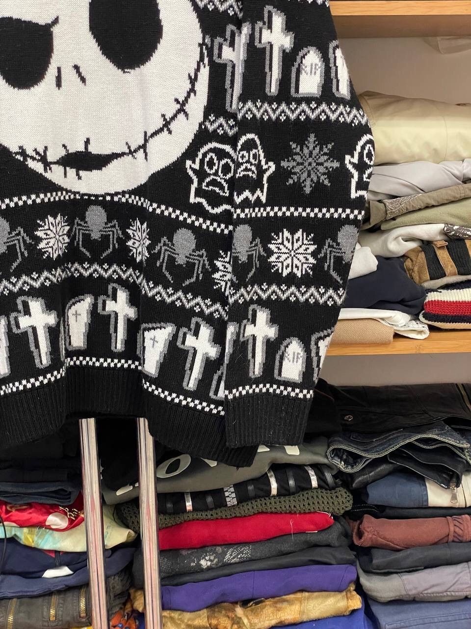 Disney × Vintage The Nightmare Before Christmas Y2k Sweater Size US L / EU 52-54 / 3 - 4 Thumbnail
