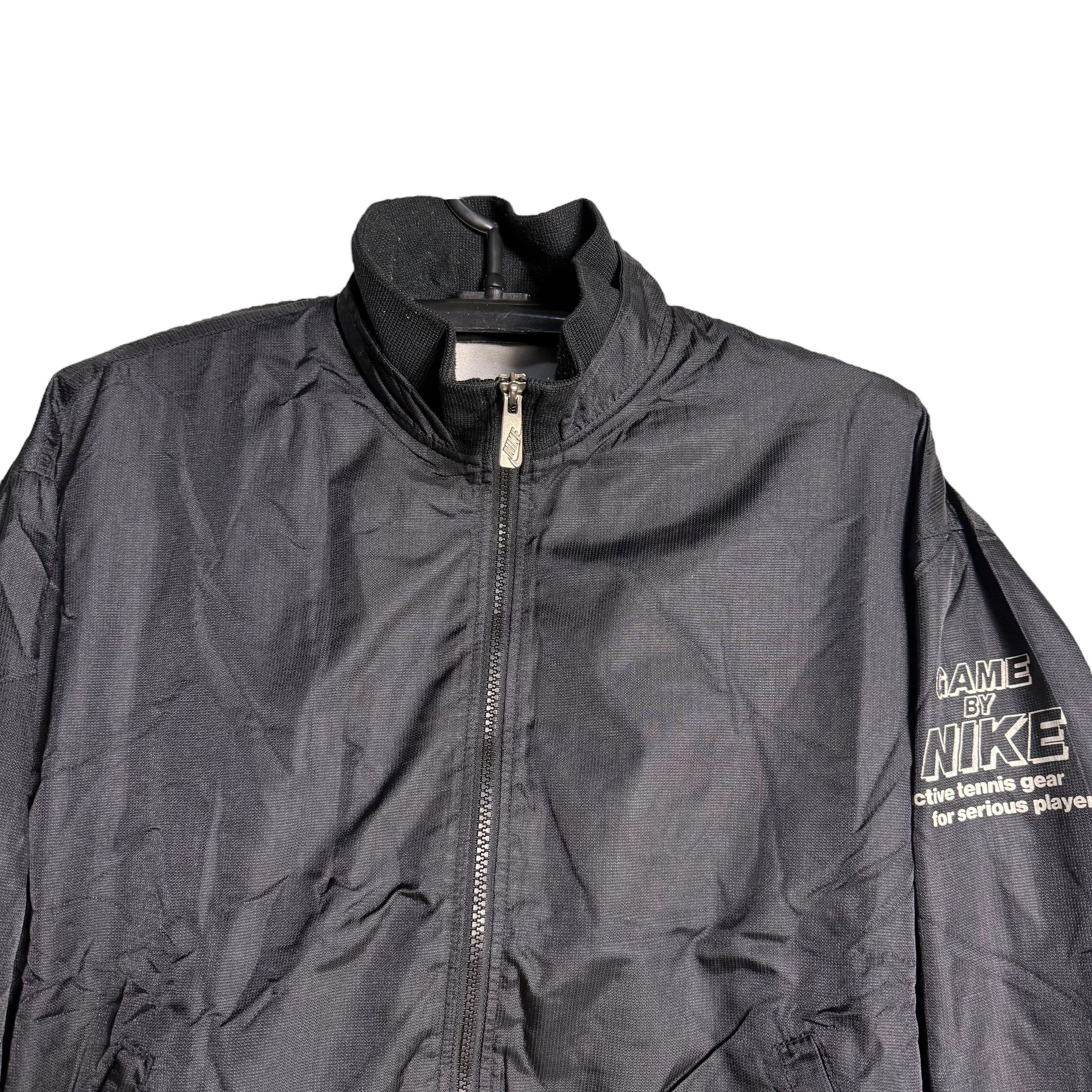 Nike 🔥RARE🔥Vintage 90s Nike Tennis Bomber Jacket Size US M / EU 48-50 / 2 - 2 Thumbnail