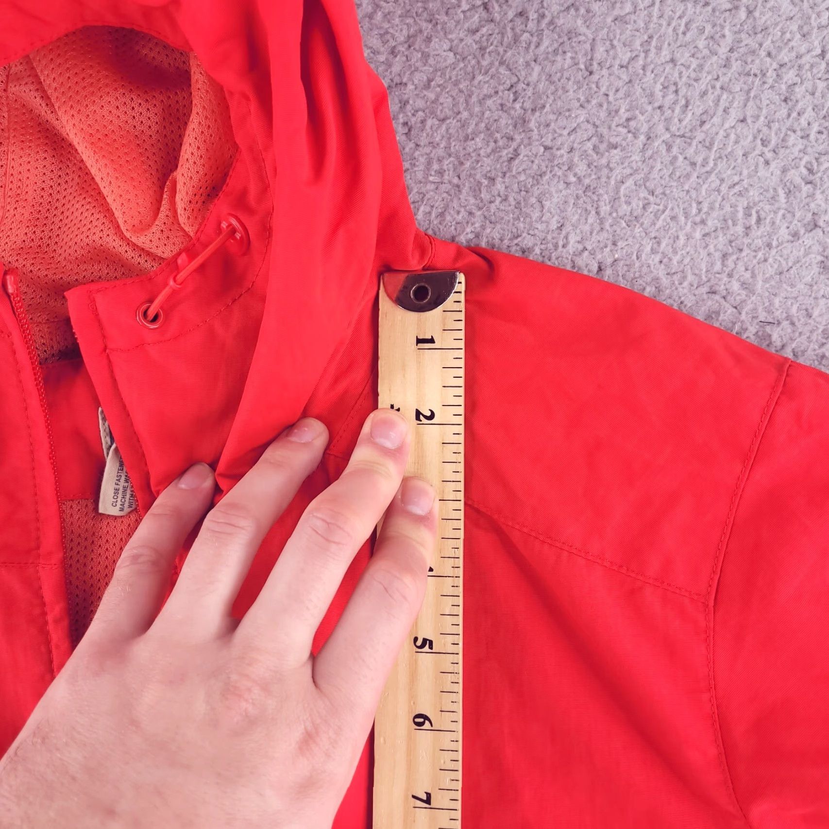 CO Duluth Trading Co Jacket Mens Large Zip Red Windbreaker Rain 100% Nylon Size US L / EU 52-54 / 3 - 6 Thumbnail