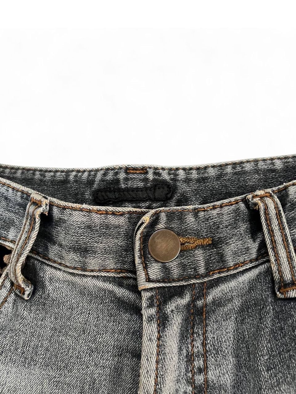 If Six Was Nine Flare Jeans Blue jam reconstruct distressed wide leg Size US 28 / EU 44 - 9 Thumbnail