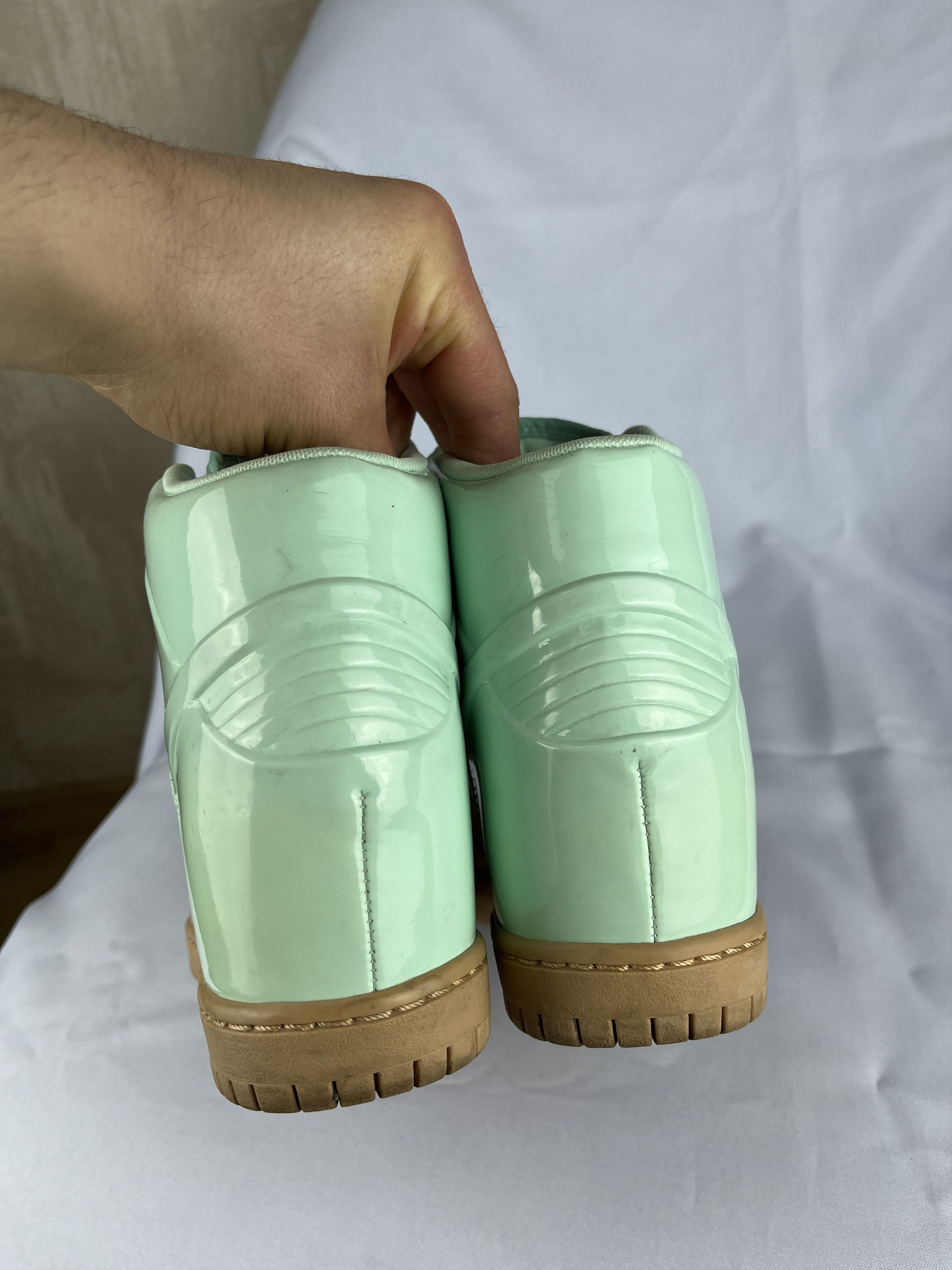 Nike Nike Dunk Sky High VT QS 'Vachetta Tan Arctic Green' Shoes Size US 6.5 / IT 36.5 - 6 Thumbnail