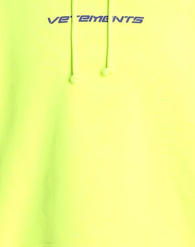 Vetements o1y0924 Hoodie in Acid Green Size US XS / EU 42 / 0 - 2 Thumbnail