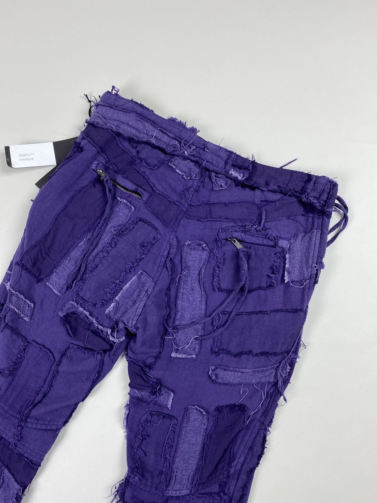 Haider Ackermann BNWT! Haider Ackermann ladies patchwork cropped pants Size 26" / US 2 / IT 38 - 21 Thumbnail