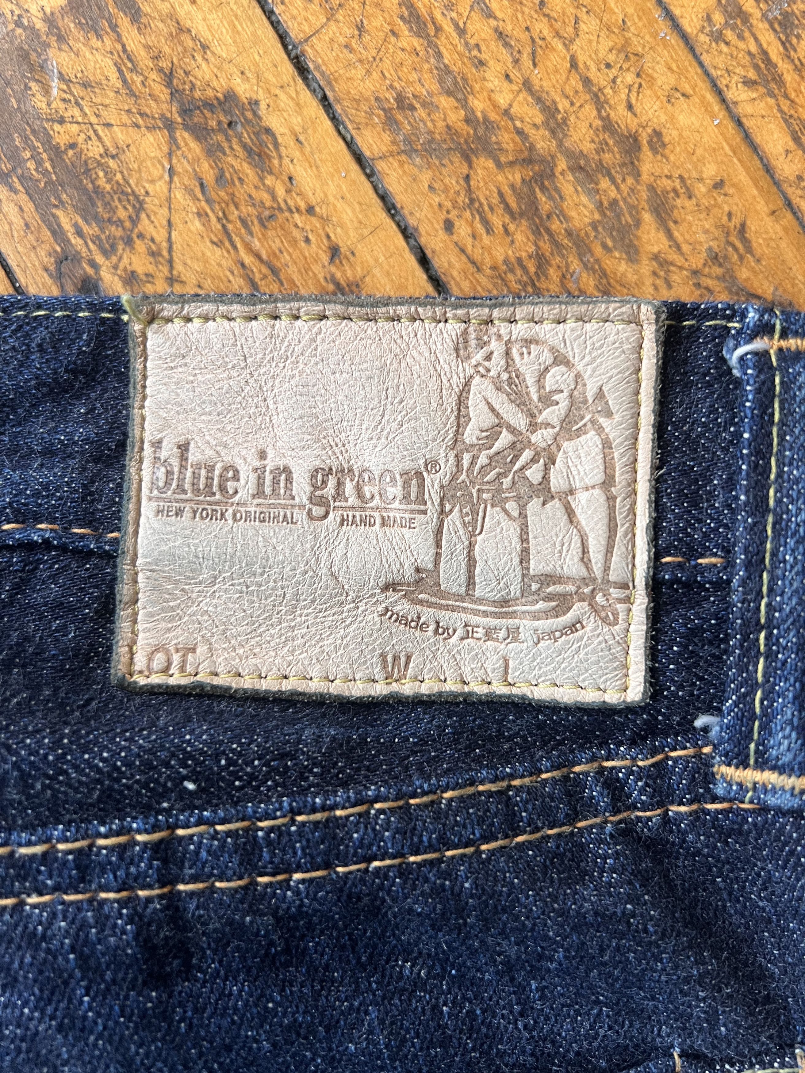 Blue In Green × Pure Blue Japan Pure Blue Japan x Blue in Green XX-003 Regular Straight Blue Size US 34 / EU 50 - 3 Thumbnail