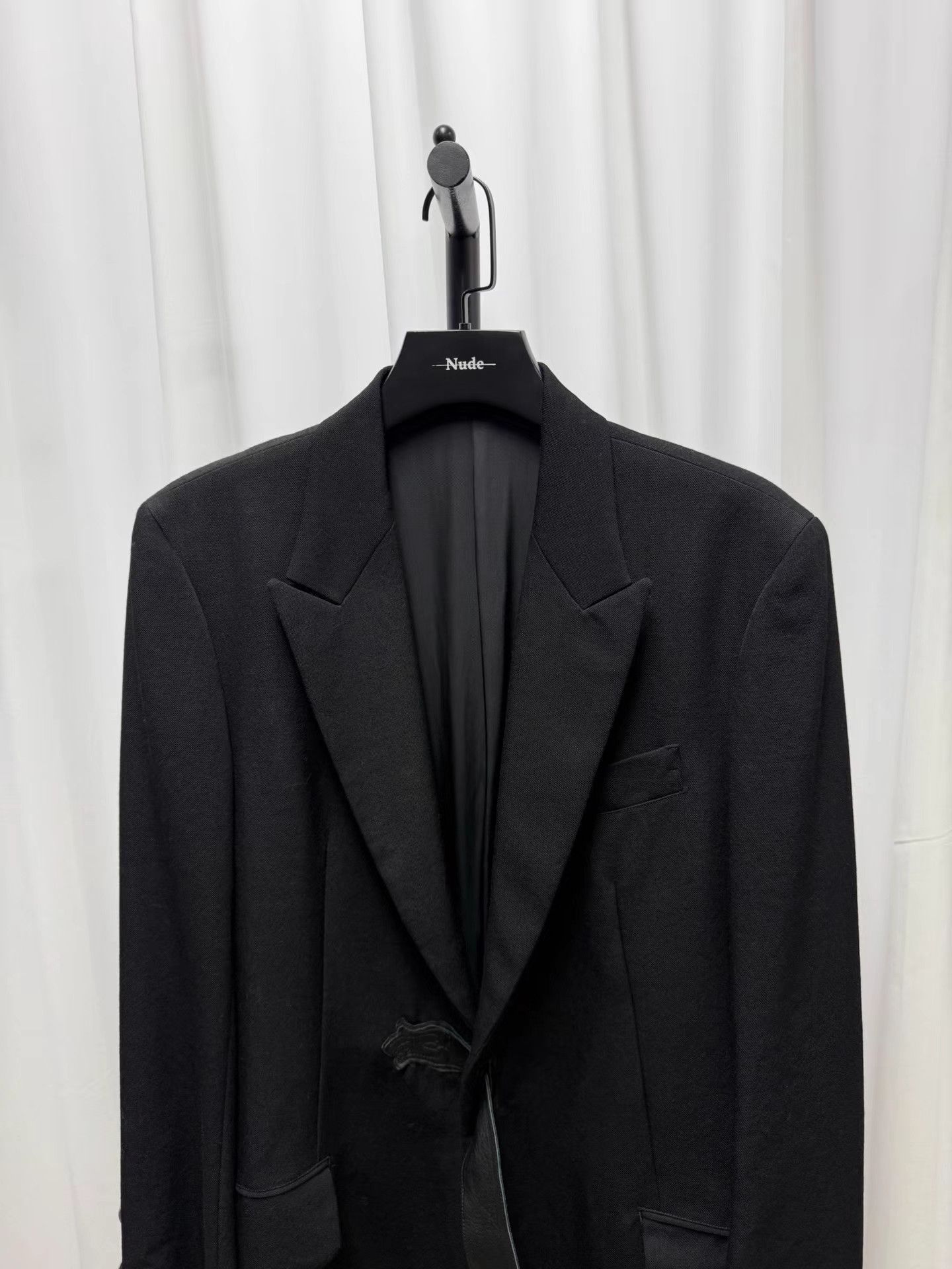 Yohji Yamamoto Yohji Yamamoto Y's 05AW Leather Wool Coat K20 Size US XL / EU 56 / 4 - 2 Thumbnail