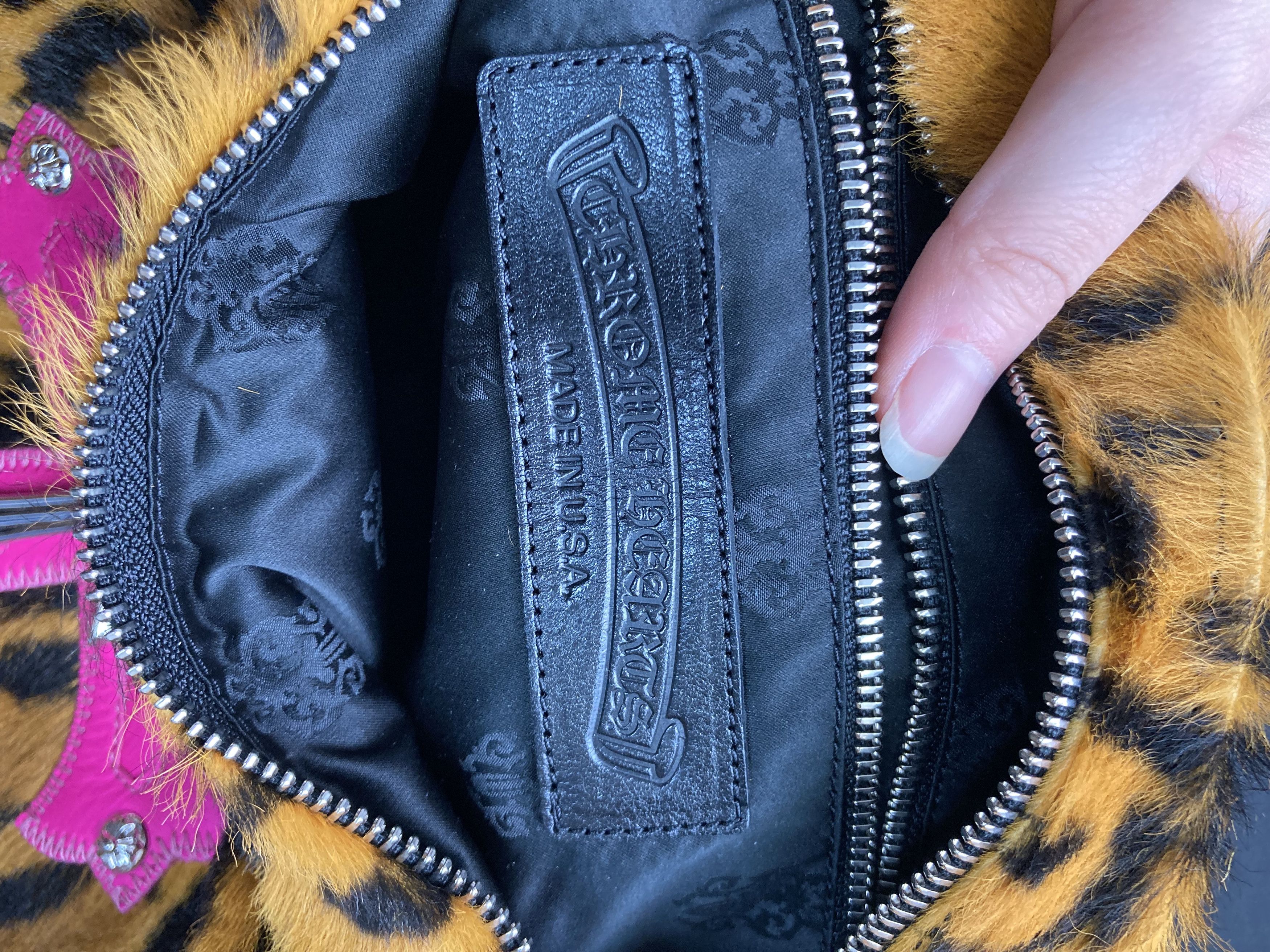 Chrome Hearts Chrome Hearts Leopard Pony Hair Silver Cross Lyon Bag Size ONE SIZE - 12 Thumbnail