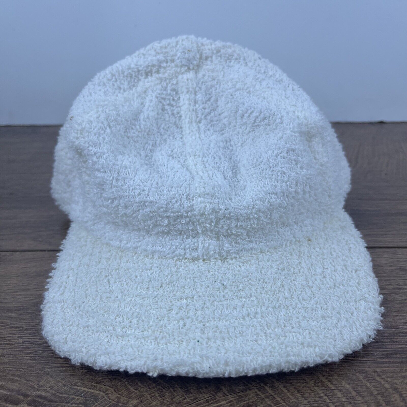 Other Terry Cloth White Hat Terry Adjustable Hat White Hat Adjusta Size ONE SIZE - 2 Thumbnail