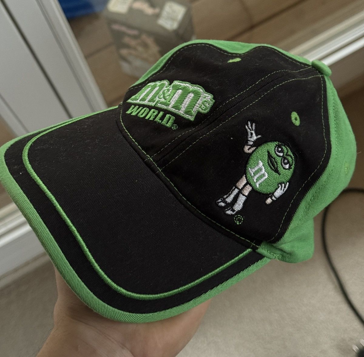 Vintage Sexy Green M&M Cap Size ONE SIZE - 1 Thumbnail