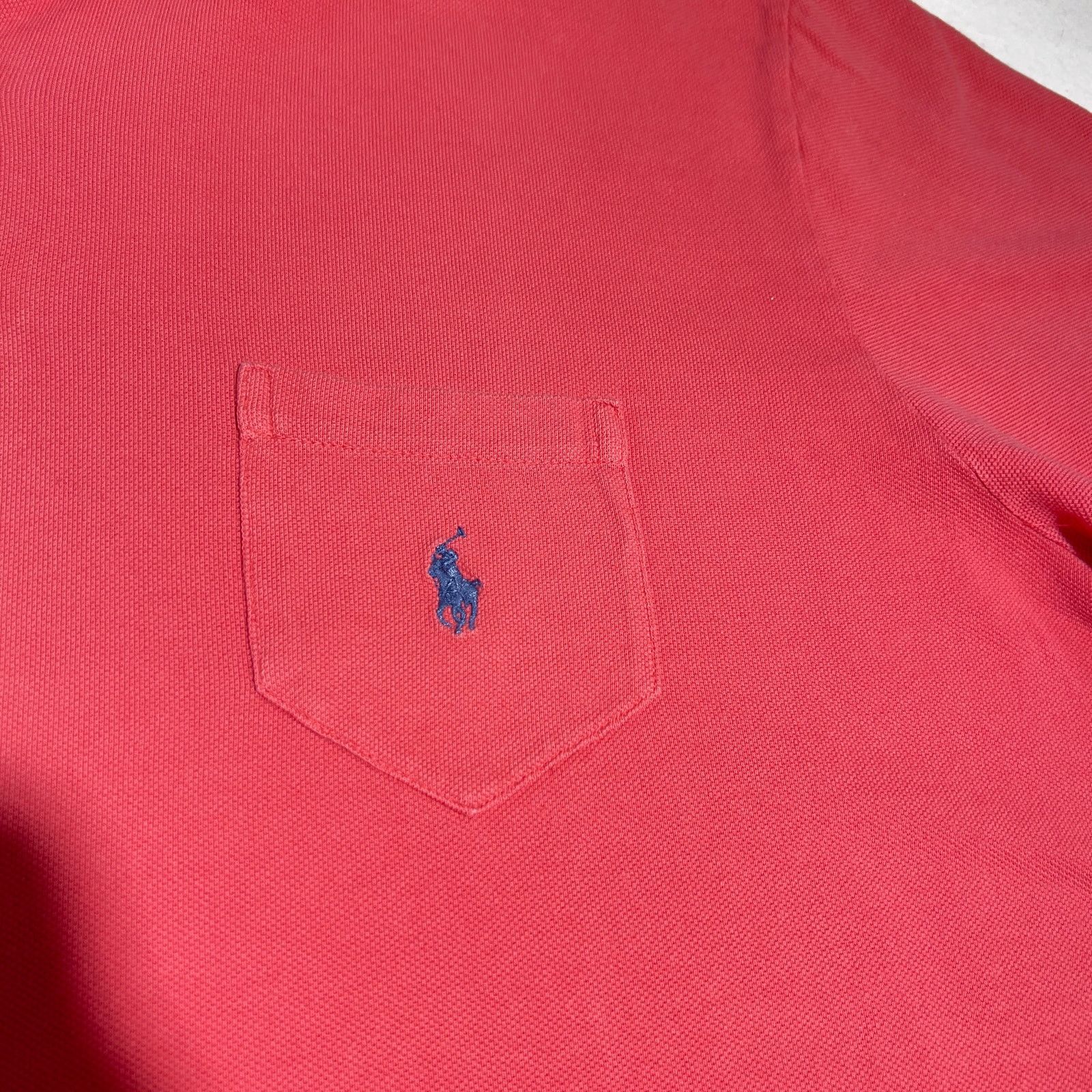 Polo Ralph Lauren Polo by Ralph Lauren Custom Fit Polo Blue Pony XXL Pink Size US XXL / EU 58 / 5 - 3 Thumbnail