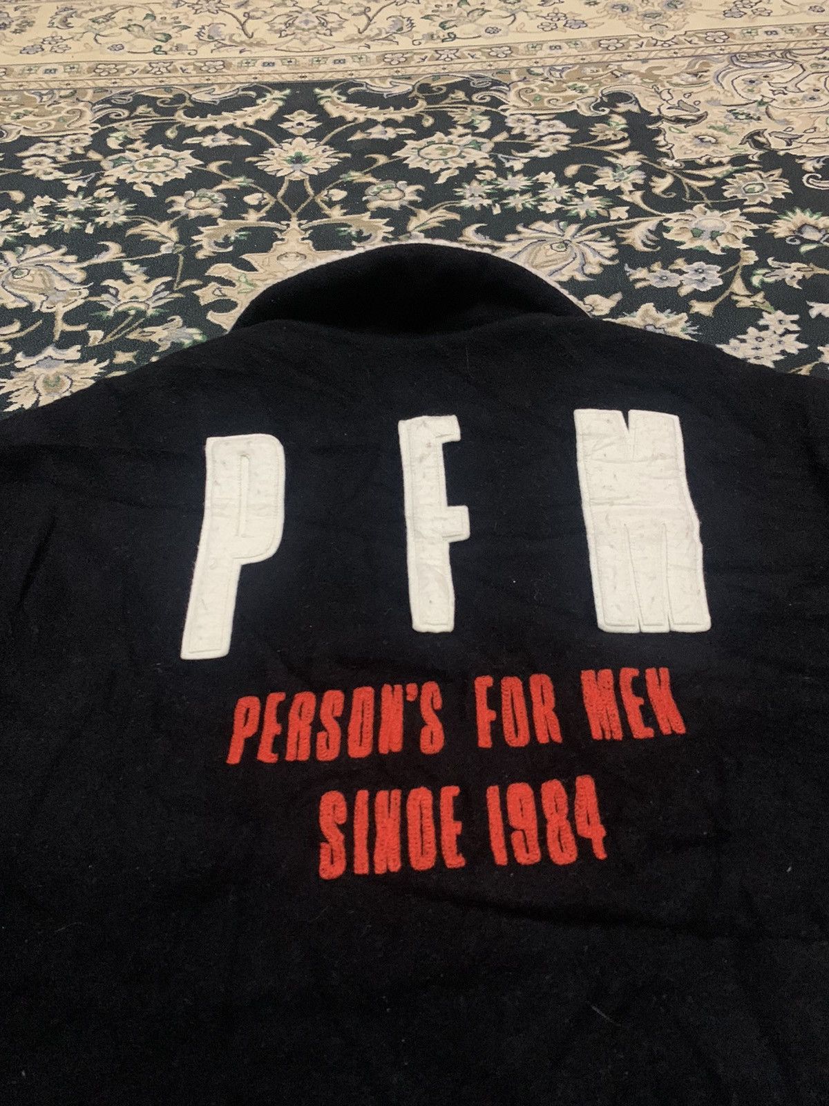 PERSON'S 90s PERSONS FOR MEN WOOL SHERPA EMBROIDERED JACKET Size US M / EU 48-50 / 2 - 13 Thumbnail