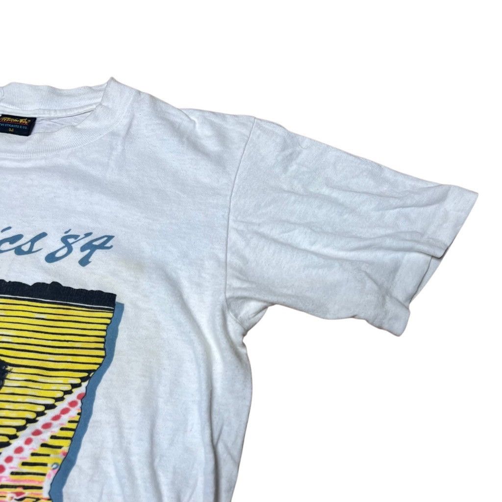 Levi's × Vintage Vintage 80s Levi’s Olympics High Jump T Shirt Medium Size US M / EU 48-50 / 2 - 5 Thumbnail