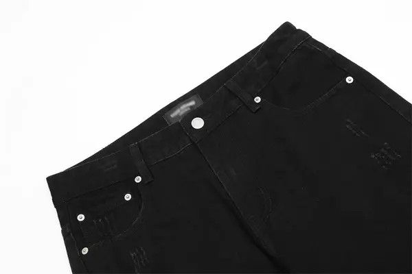 Japanese Brand VIBE Men's all-match loose casual washed straight jeans Size US 32 / EU 48 - 3 Thumbnail