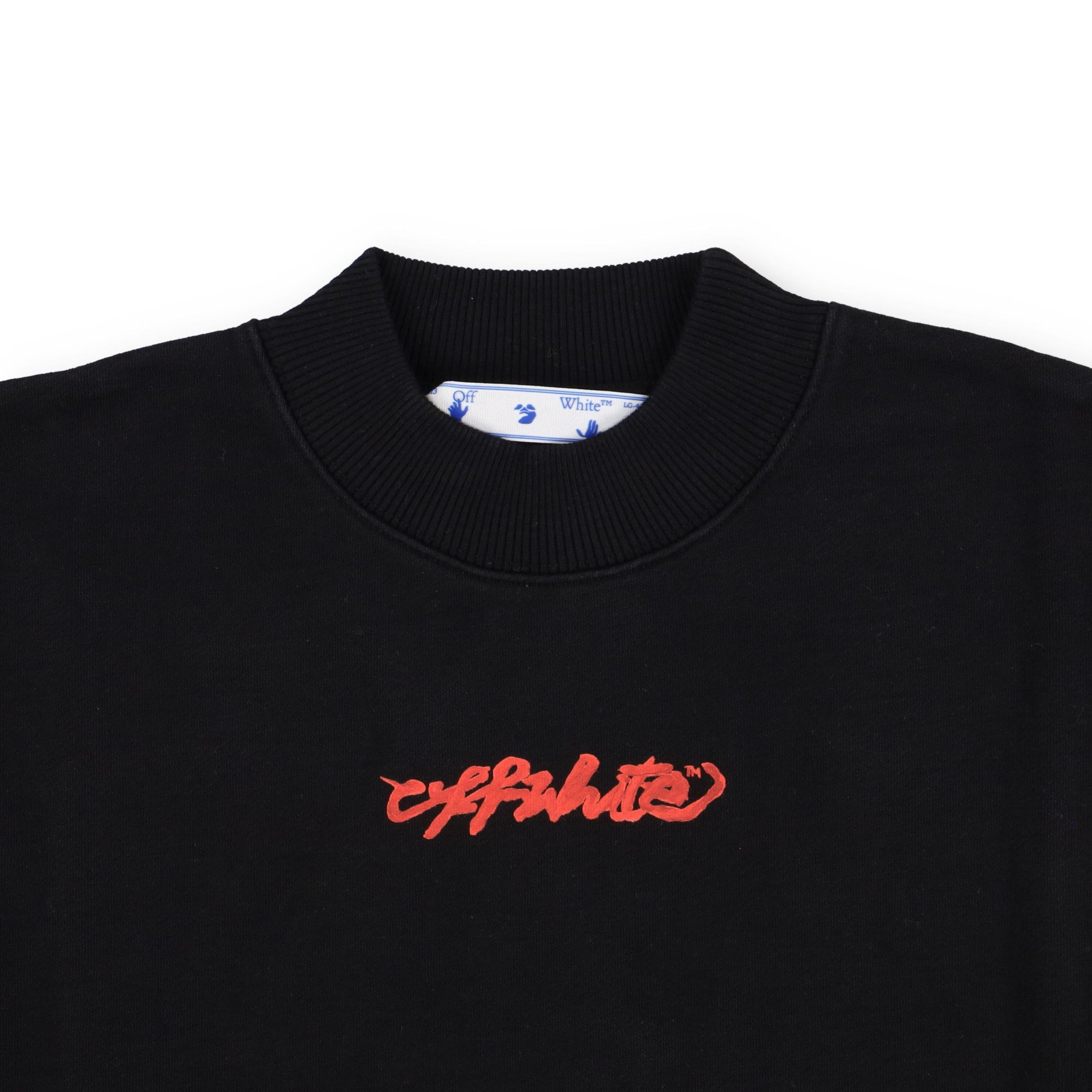 Off-White Black Arrows on Canvas Oversized Skate Sweatshirt Size XXS / US 00 / IT 34 - 6 Thumbnail